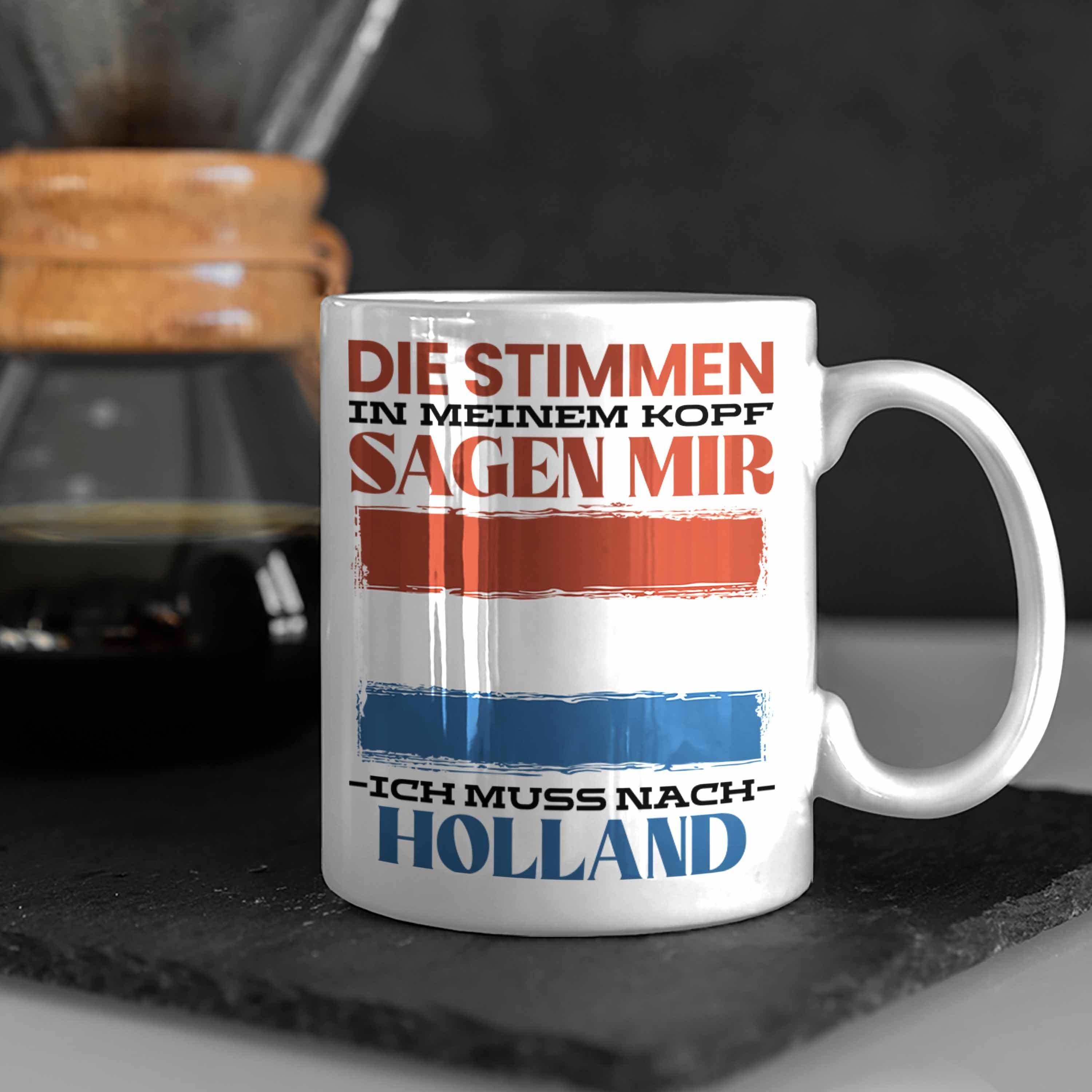 Niederlande Gesc Holland Weiss Holländer Urlaub Heimat Trendation Geschenk Spruch Tasse Tasse