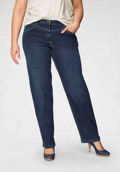 KjBRAND Straight-Jeans »Babsie: bequemer Oberschenkel« mit Shapingeinsätzen
