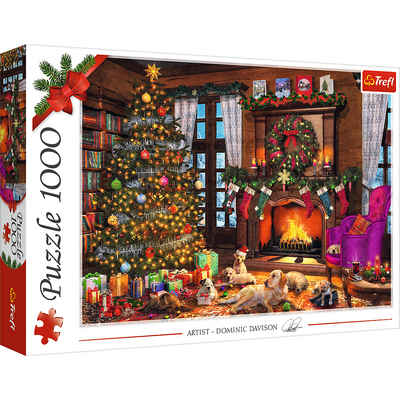 Trefl Puzzle Trefl 10745 Dominic Davison Weihnachten kommt, 1000 Puzzleteile, Made in Europe