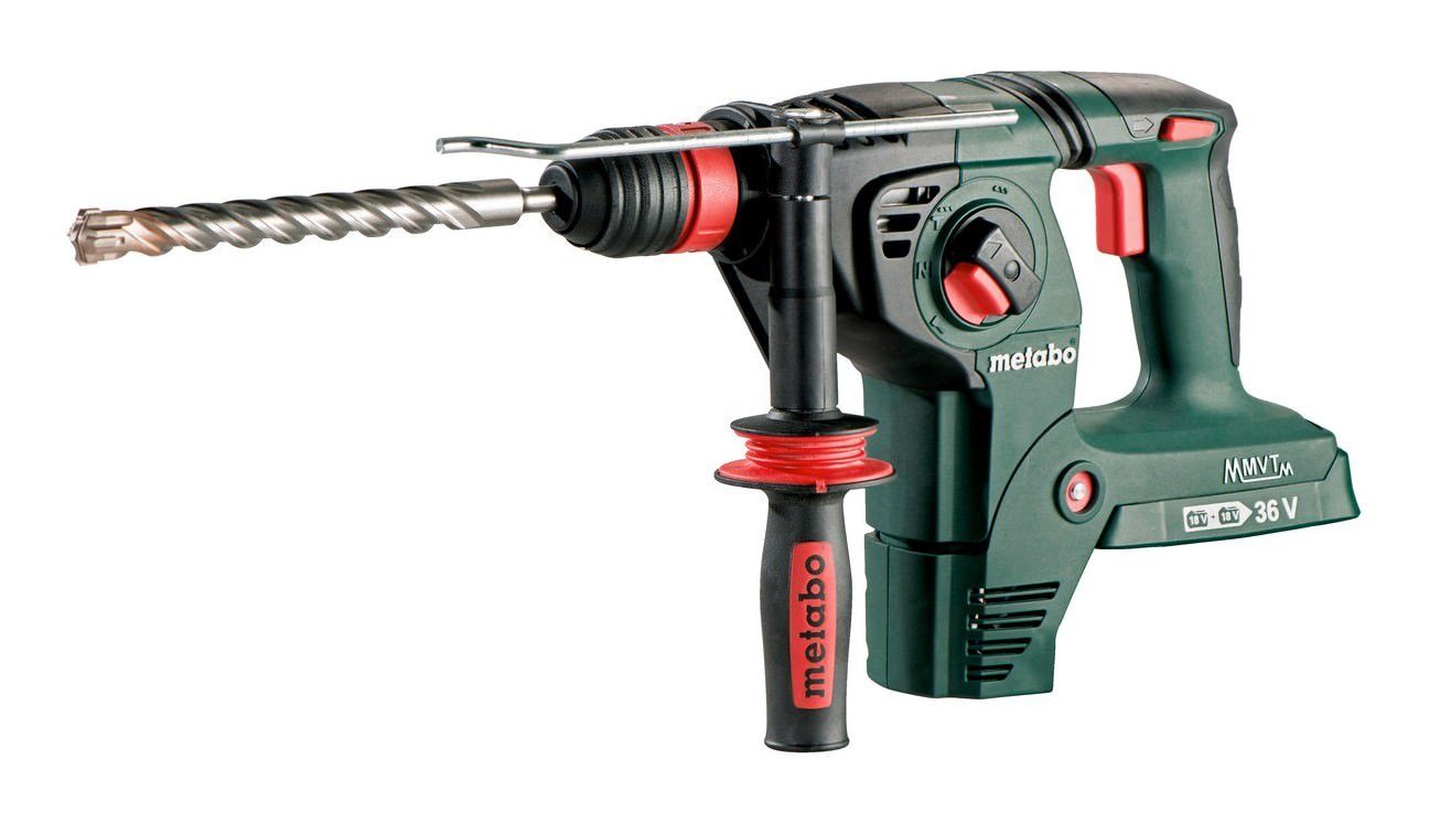 metabo Akku-Kombibohrhammer KHA 36-18 LTX 32, 18 V, max. 1100 U/min, Kombihammer Ohne Akku im MetaLoc Koffer