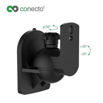 conecto conecto CC50296 Lautsprecher Universal-Wandhalterung, neigbar: -20° Lautsprecher-Wandhalterung