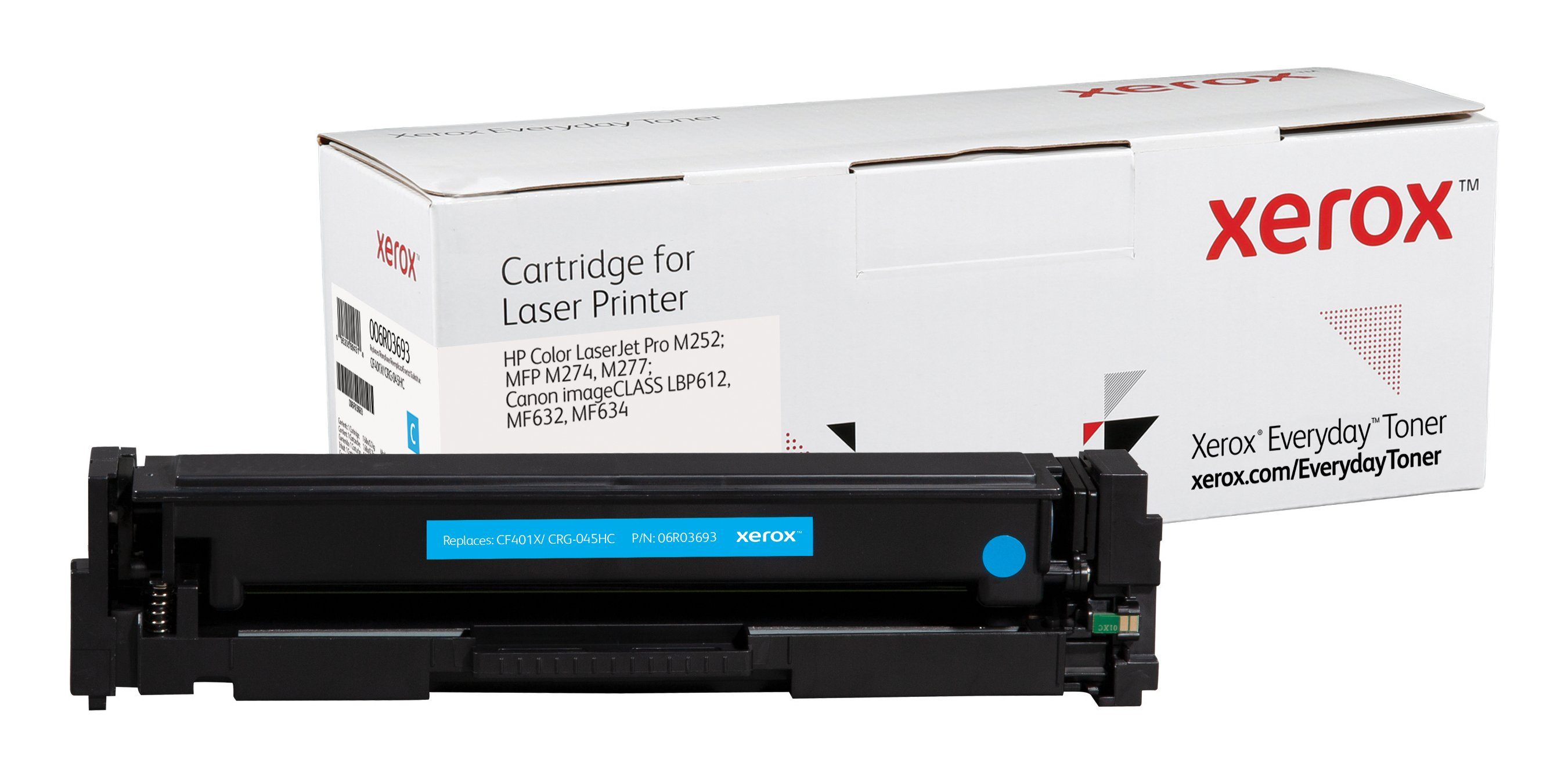 mit Xerox CRG-045HC) Toner Everyday Cyan 201X Tonerpatrone (CF401X/ HP kompatibel