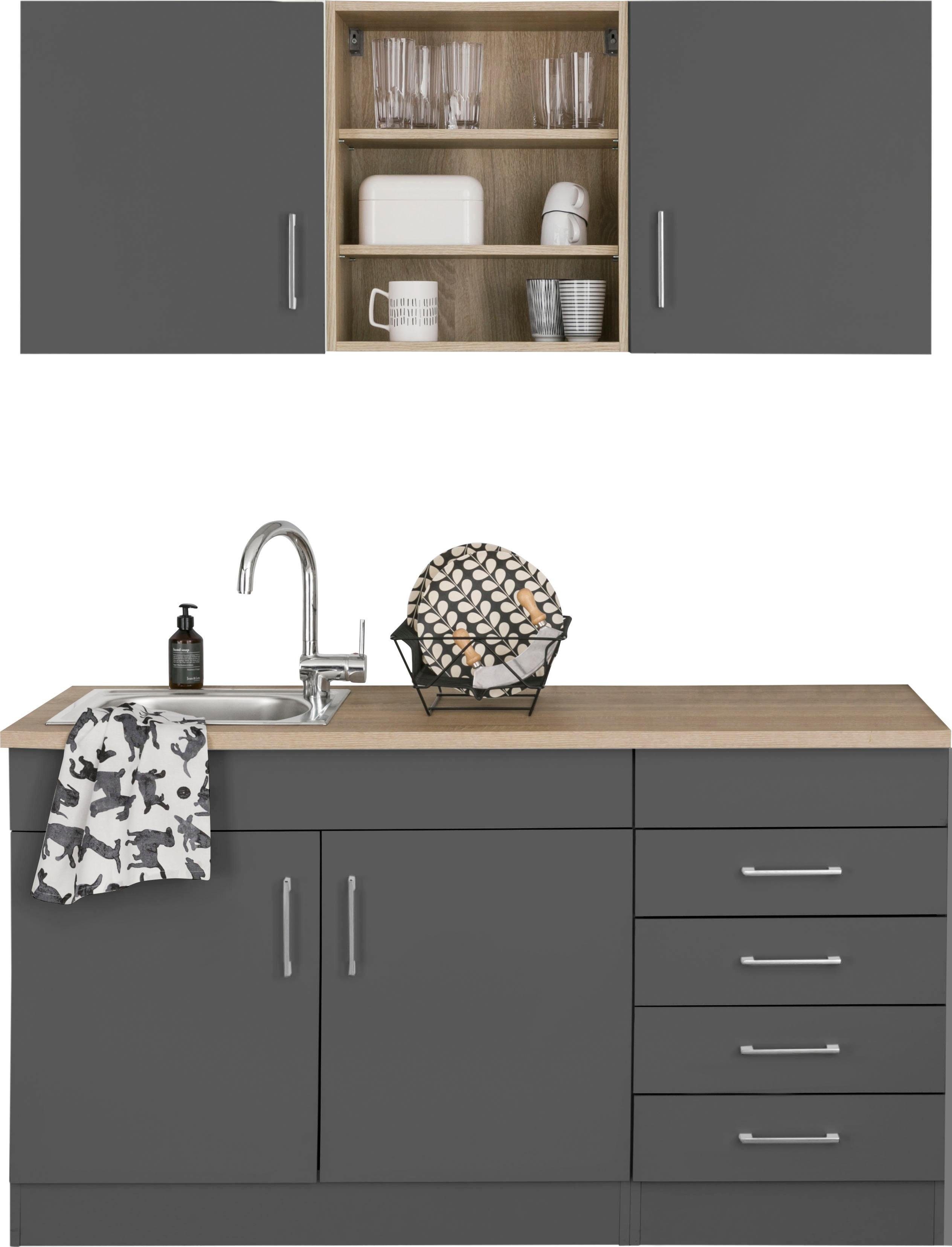 KOCHSTATION Pantryküche KS-Mali, Breite 150 cm, günstig online kaufen