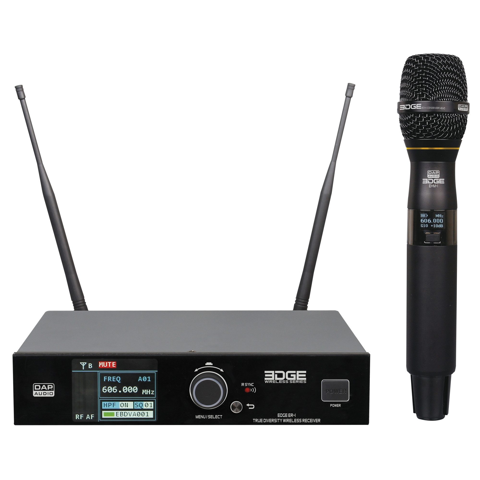 Mikrofon DAP EDGE EHS-1 Kabelloses Handmikrofon-Set - 610-670 MHz