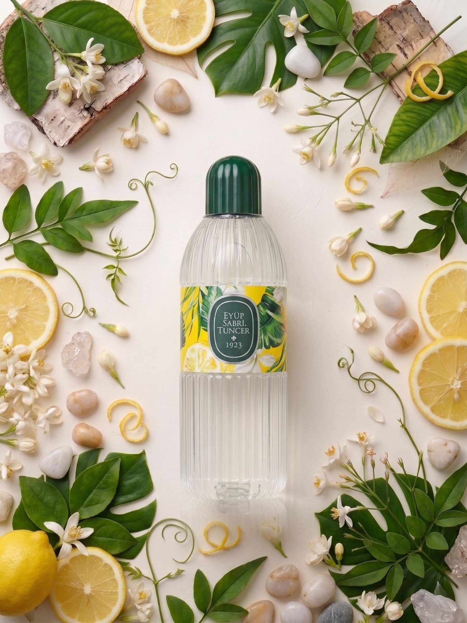 EYÜP SABRI TUNCER Eau de Cologne Erfrischendes Kölnisch Wasser Duftwasser, 150ml Spray & 400ml Vorrat, Belebend, erfrischend und klassisch in der Anwendung.