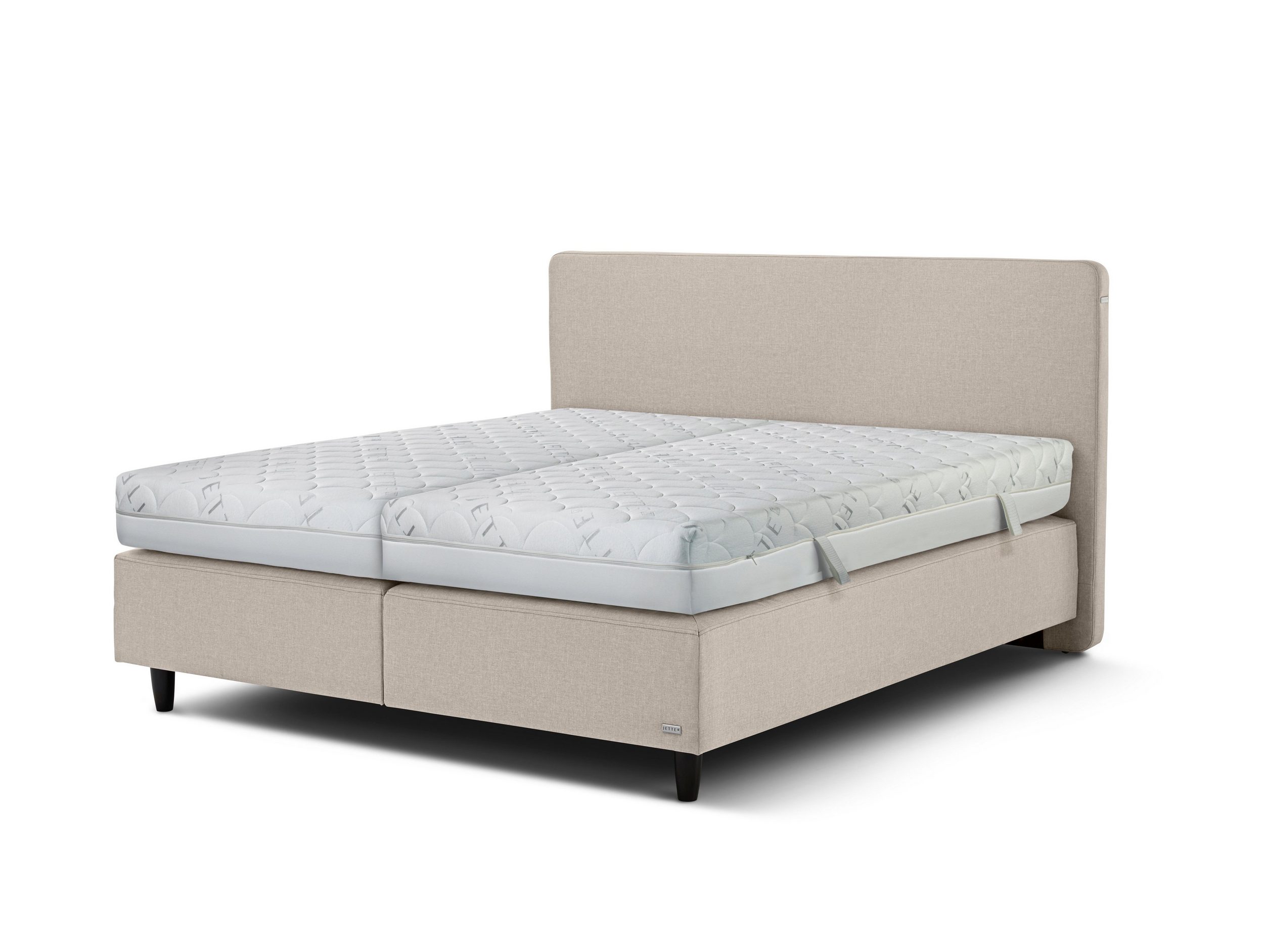 Boxspringbett BASIS #101 Straight 180 cm von JETTE BETTEN - JETTE BETTEN