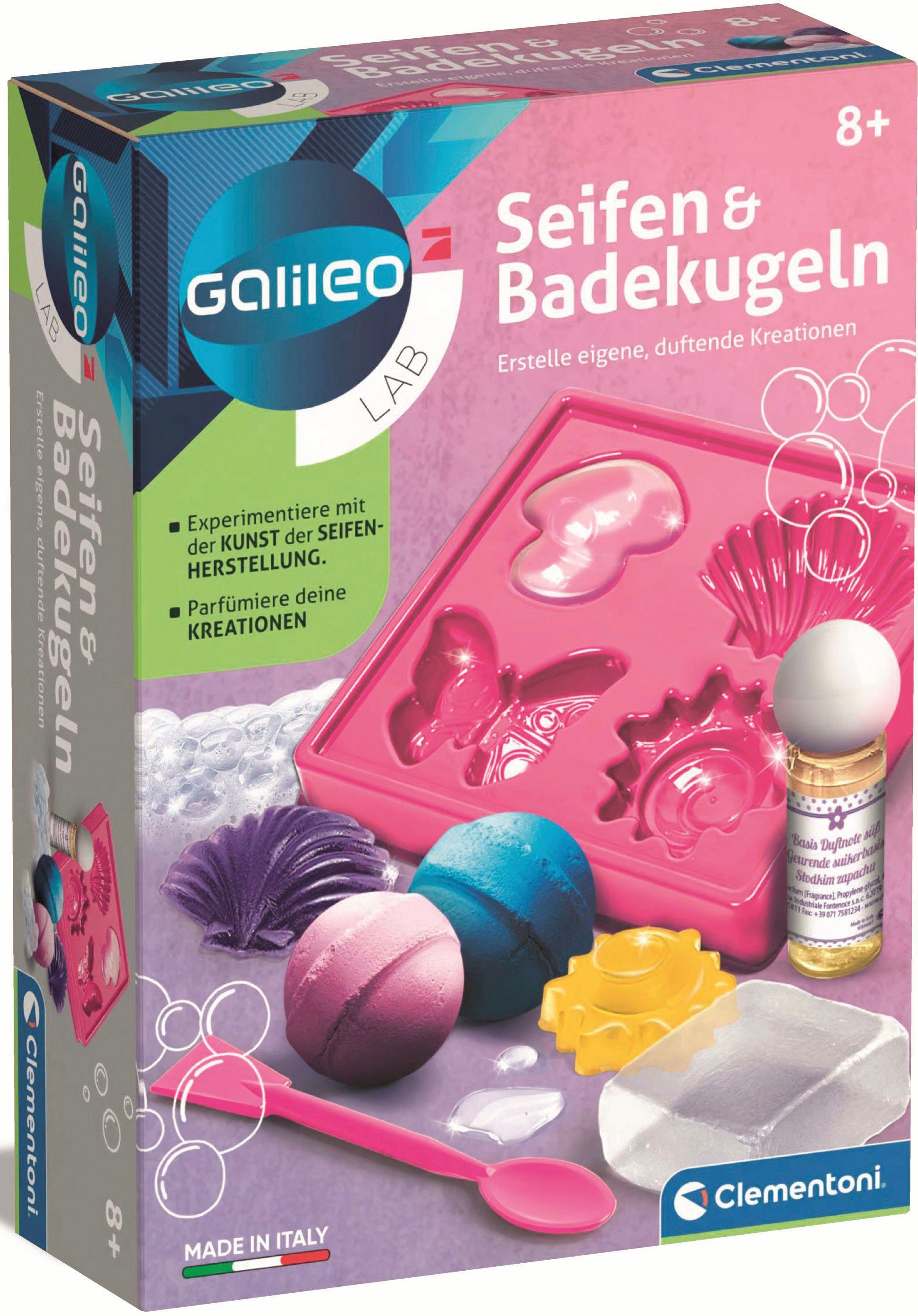 Experimentierkasten Galileo, Seifen und Badekugeln
