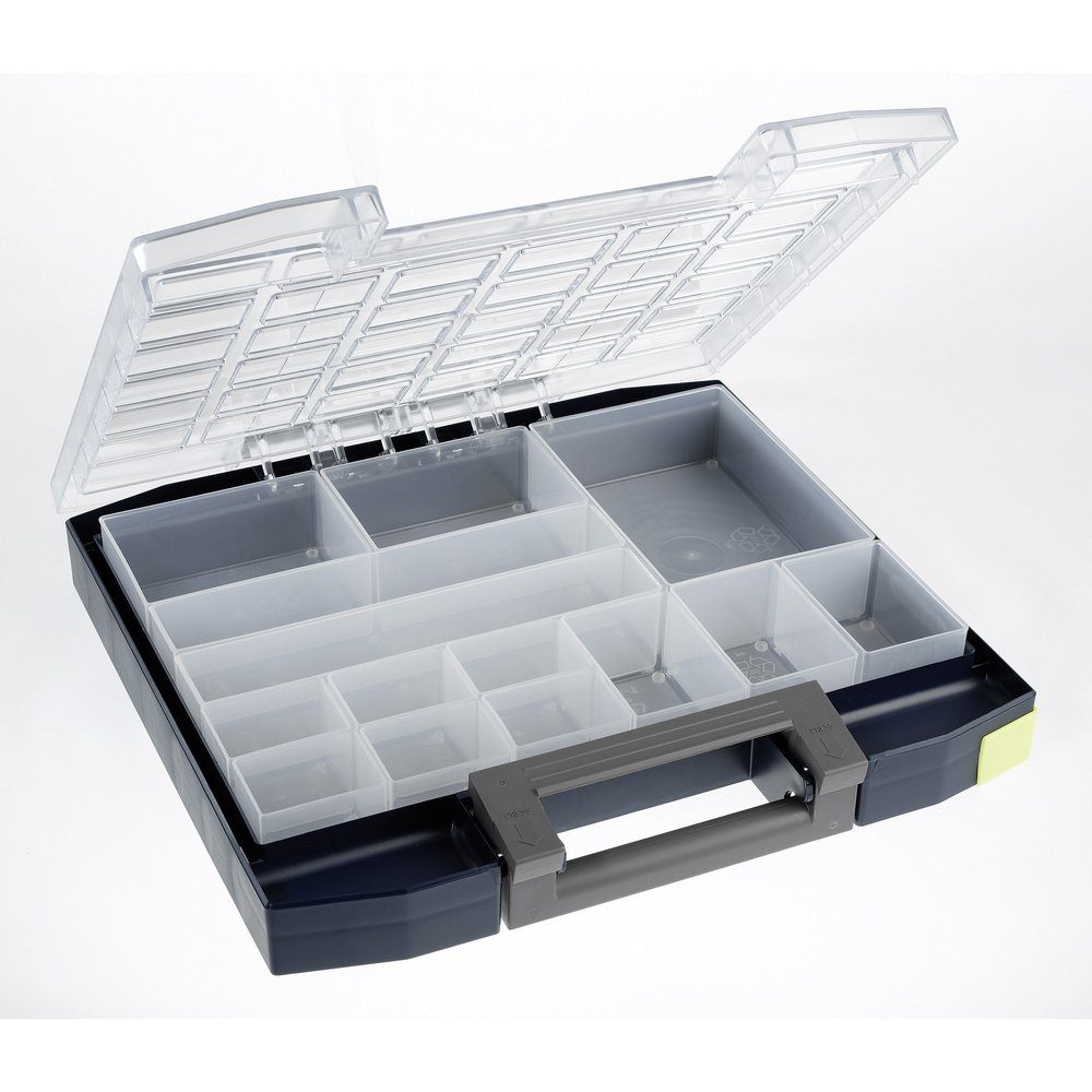 Sortimentskasten raaco Boxxser 55 6x6-14 Sortimentskoffer (B x H x T) 354 x 55 x 323 mm