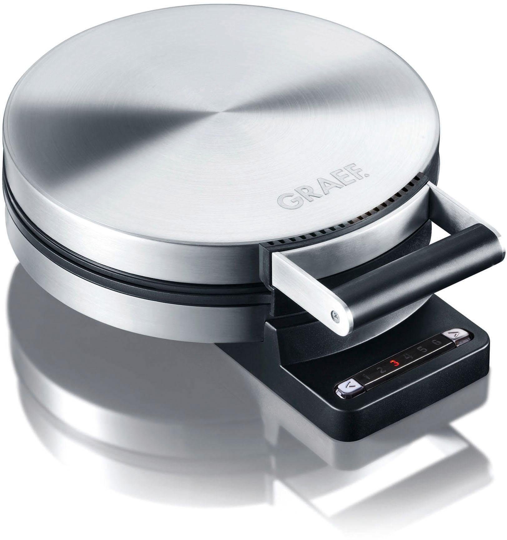 Graef Wafelijzer WA 80 - waffle maker - matt stainless steel