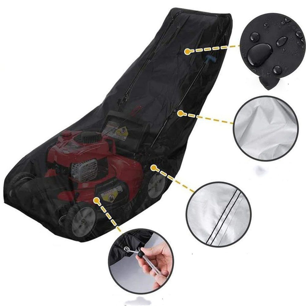 GarveeMore Rasenmäher-Schutzhülle Rasenmäher im Freien Abdeckung mit Schnür günstig online kaufen