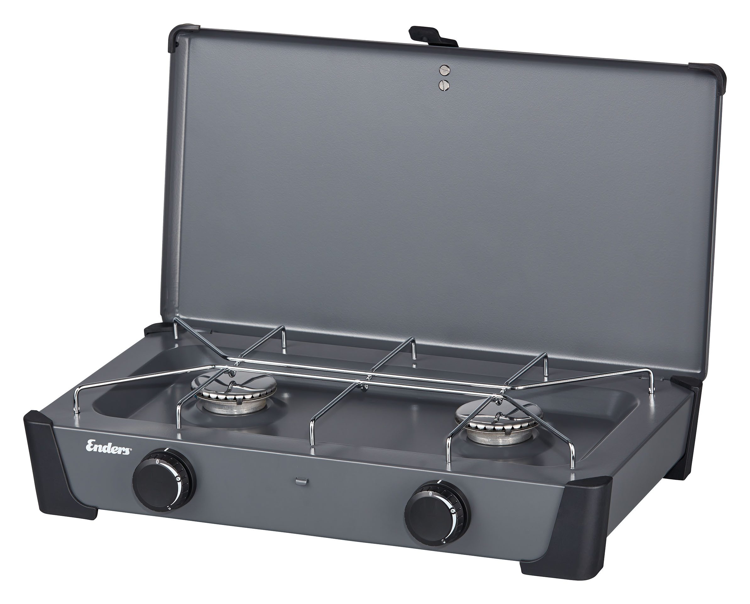 Enders® Gaskocher Bondy 2, Campingkocher mit 2 leistungsstarken Brennern