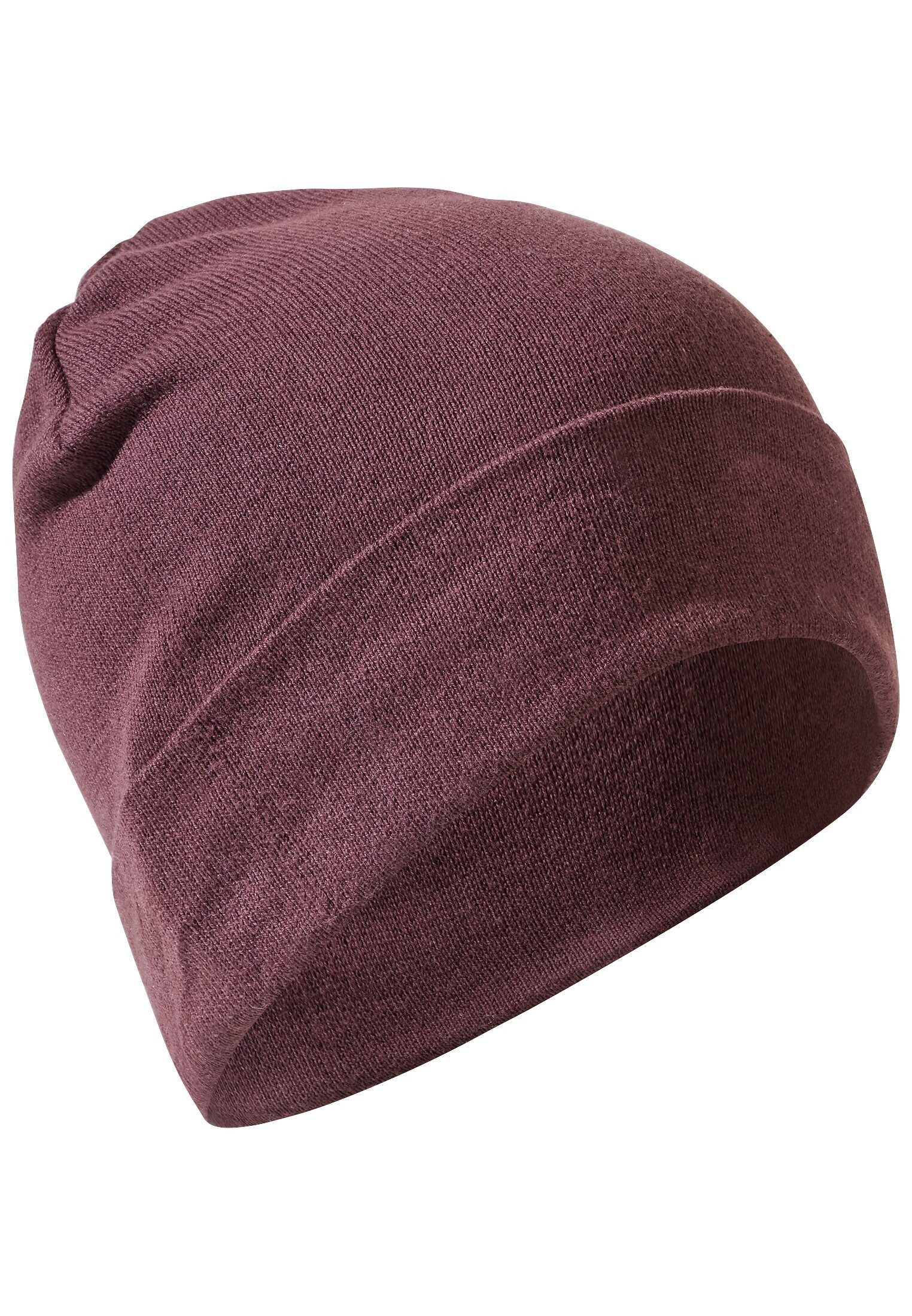 Beanie aus reiner Baumwolle