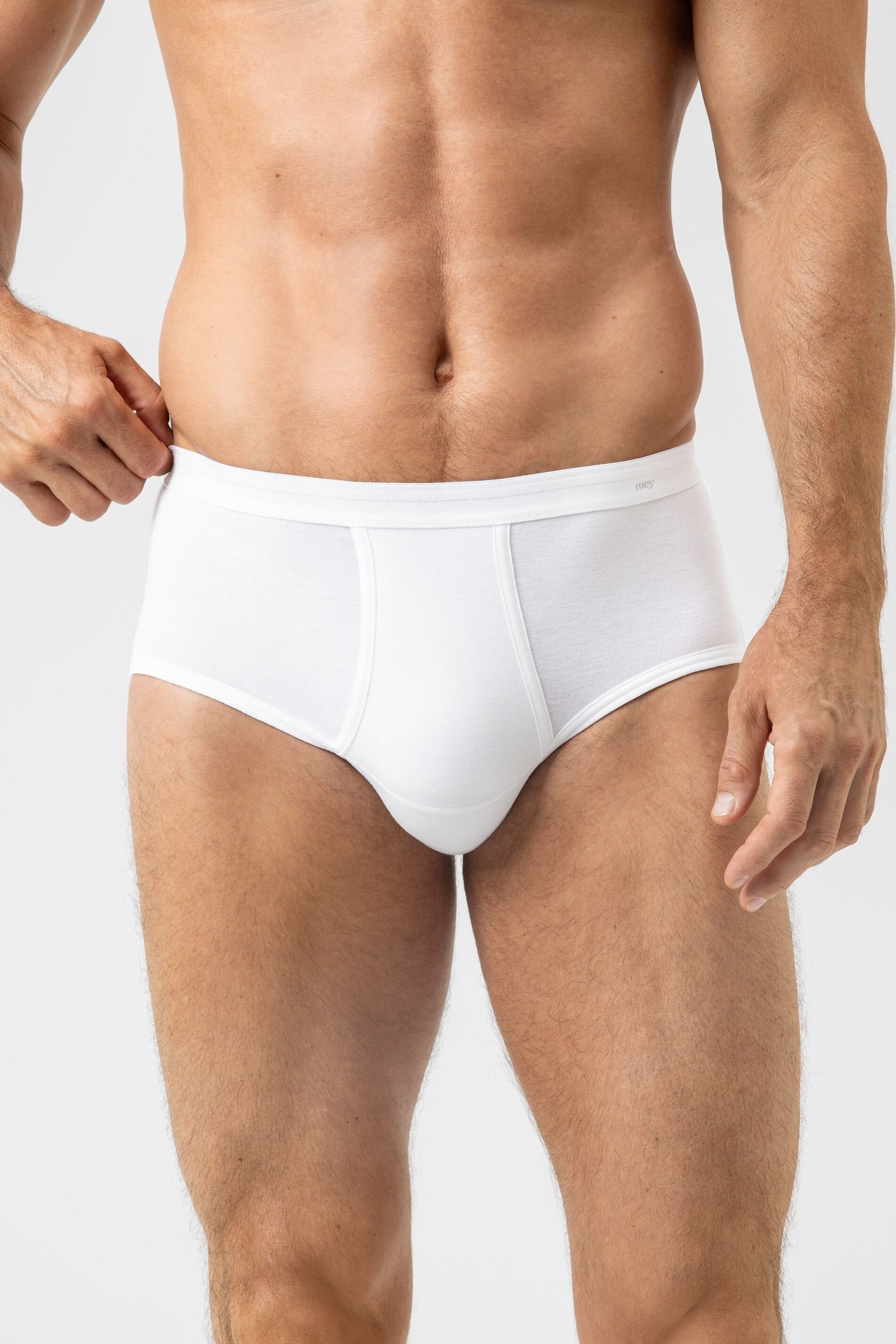Mey Minislip Mey Herren Sport-Slip Serie Noblesse Uni (1-St., 1) Reine Pima-Baumwolle, Feinripp, hautfreundlich, mit Eingriff