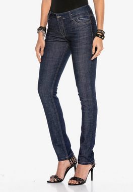 Cipo & Baxx Straight-Jeans in modischem Straight-Fit-Schnitt