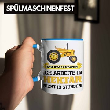 Trendation Tasse Trendation - Landwirt Geschenk Tasse Landwirtschaft Geschenke für Männer Traktor Spruch Kaffeetasse