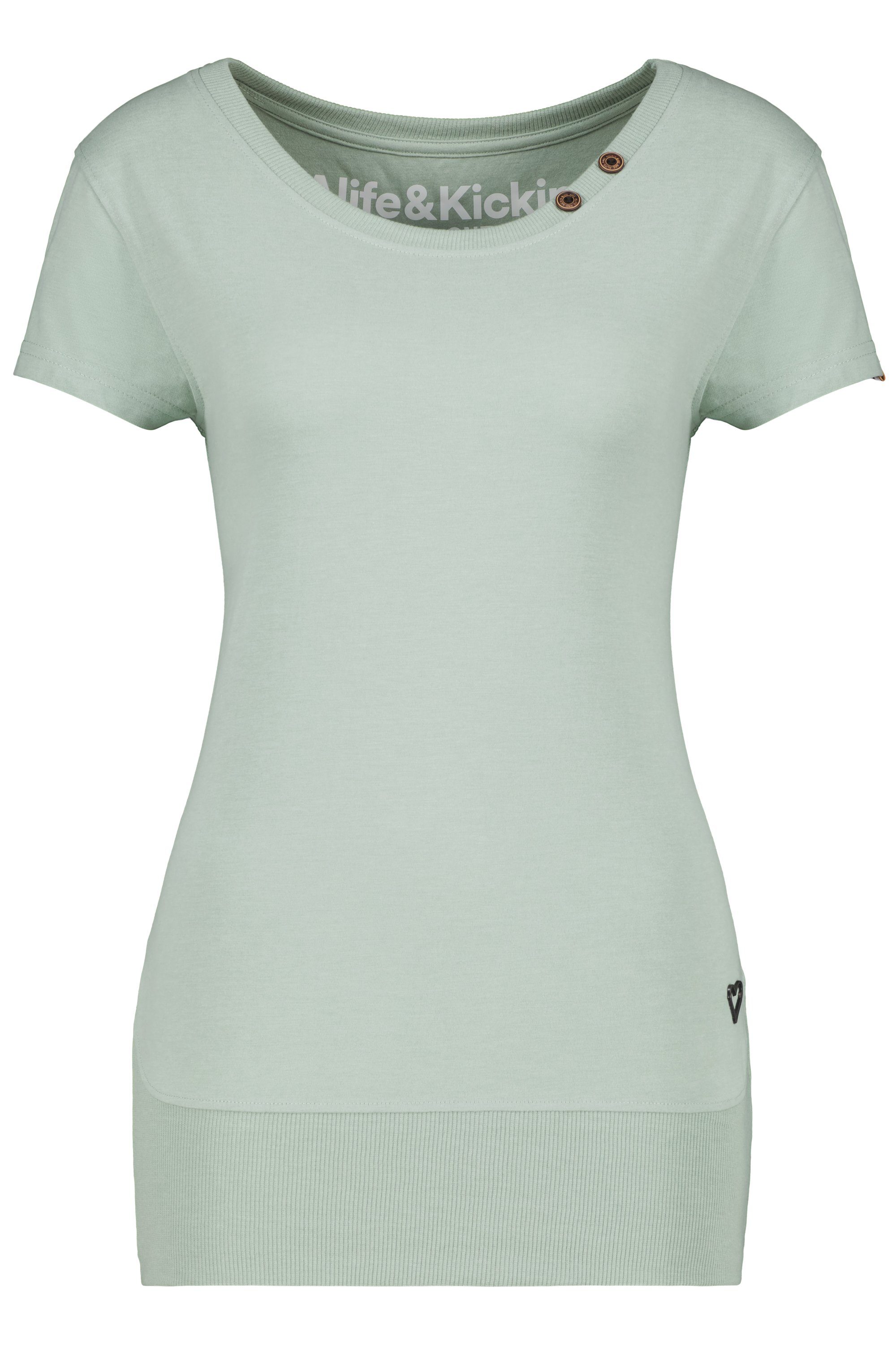 Damen Rundhalsshirt melange Kickin alpine CocoAK Alife frost A Shirt Shirt & Kurzarmshirt,