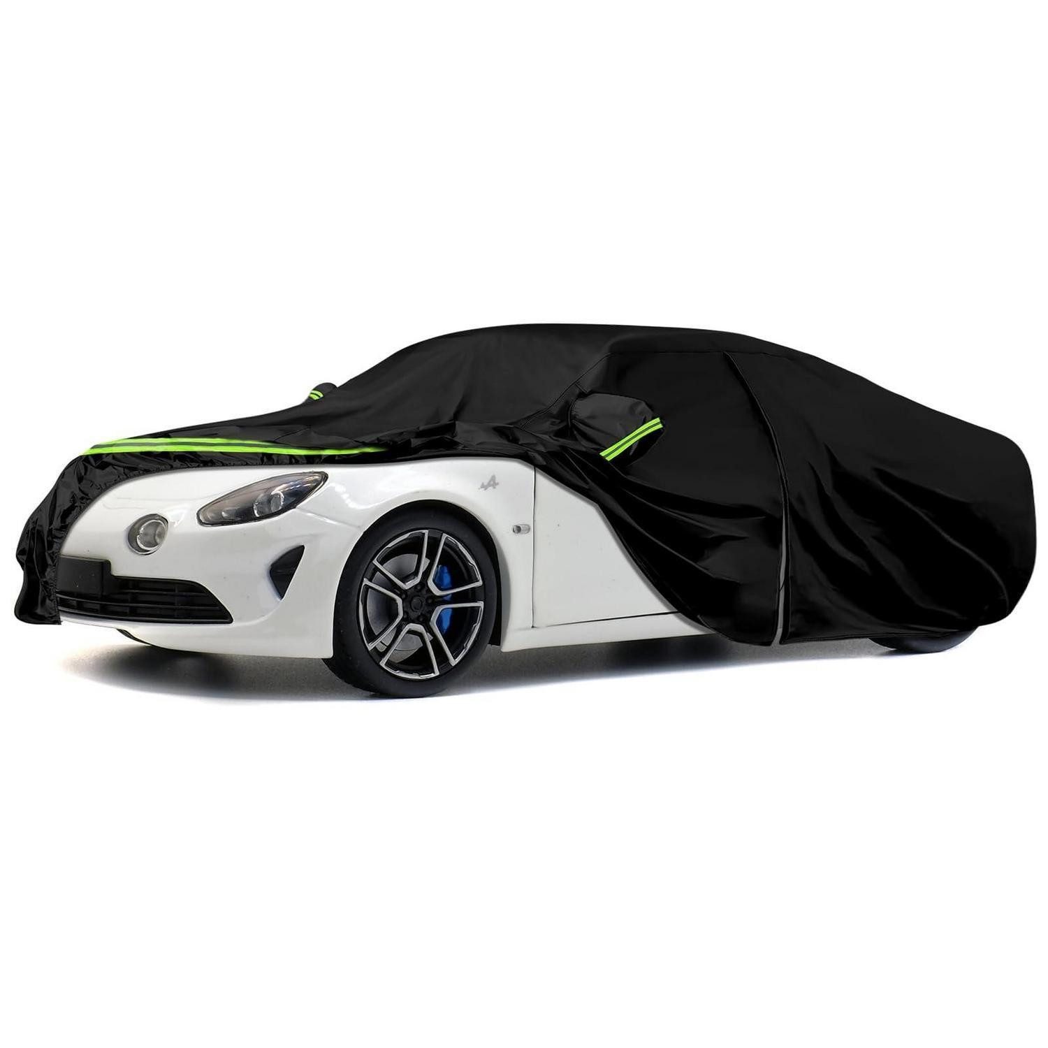 LuxusKollektion Autoplane Autoabdeckung Alpine Schwarz Maßgeschneidert für Alpine A110 2017-2025