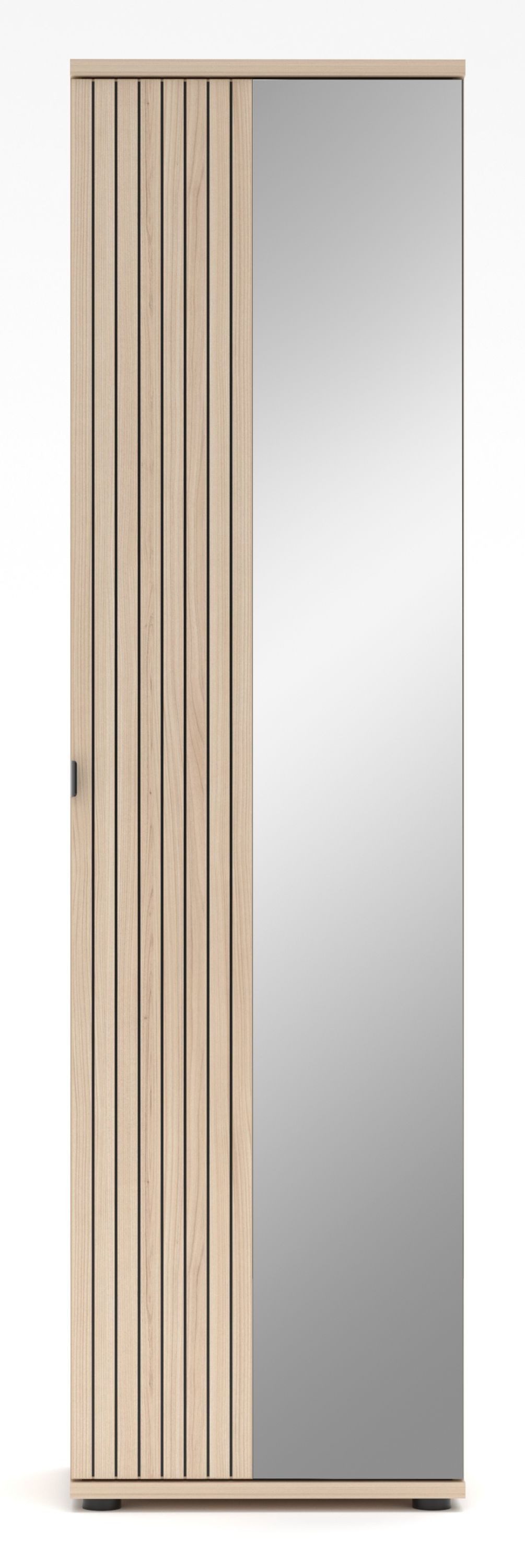 HARPER Garderobenschrank Garderobenschrank HARPER ILMINSTER BHT 55x202x38 cm grau Flurschrank