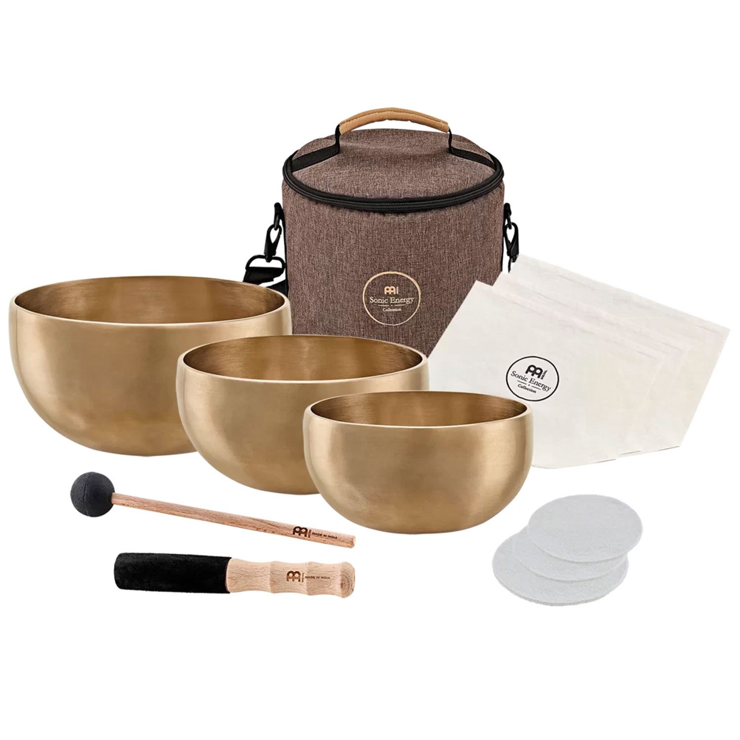 Meinl Sonic Energy Klangschalen Meinl Sonic Energy Klangschalen-Set SB-Y1 Yoga Nidra,Klangschalen-Set, 3-teiliges Klangschalen-Set
