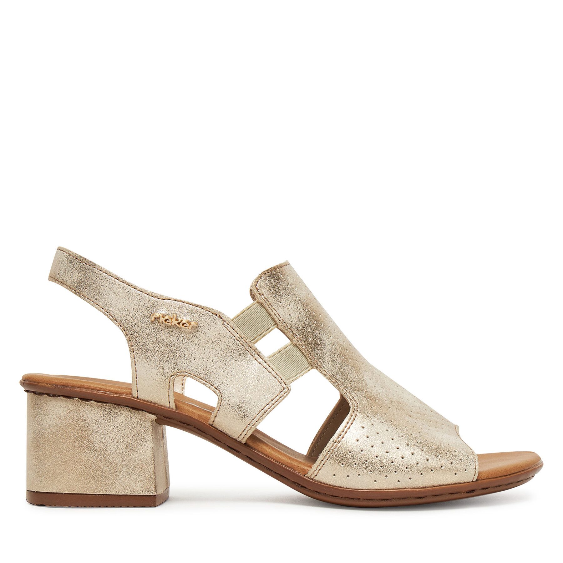 Rieker Rieker Damen-Sandalen Gold 64665-60 Sandale