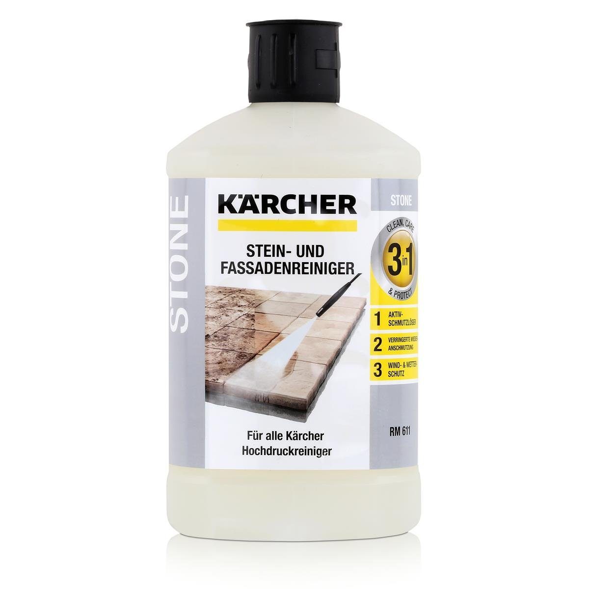 KÄRCHER Kärcher Stein- und Fassadenreiniger 1L für Hochdruckreiniger (1er Pack Fussbodenreiniger