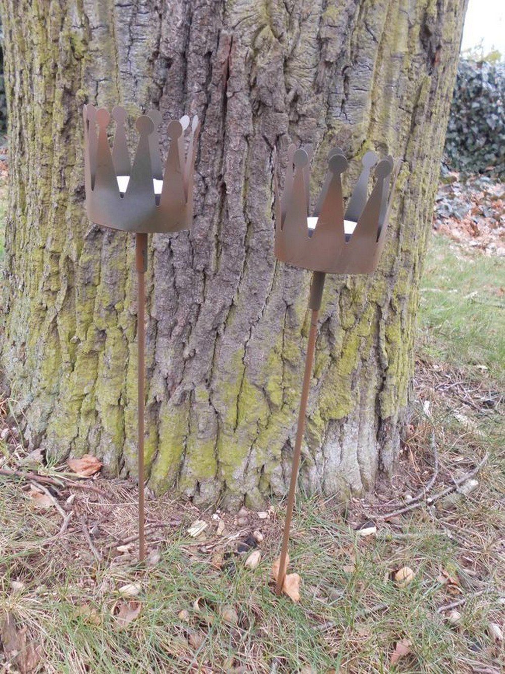 Deko-Impression Gartenstecker Deko-Kronen a Stab 2er günstig online kaufen