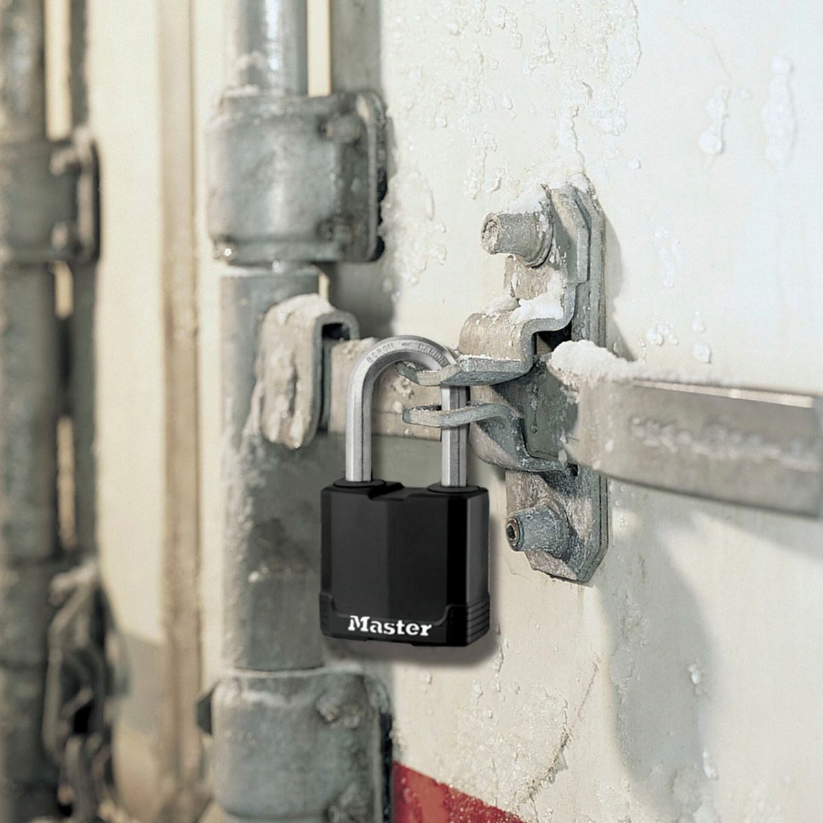 Master Lock Vorhängeschloss mit Rostschutzabdeckung M115EURDLF Diebstahlalarm