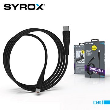 Syrox 100W Type-C Ladekabel Hohe Qualität Sehr Schnell USB-C Ladekabel Smartphone-Kabel, (120 cm)