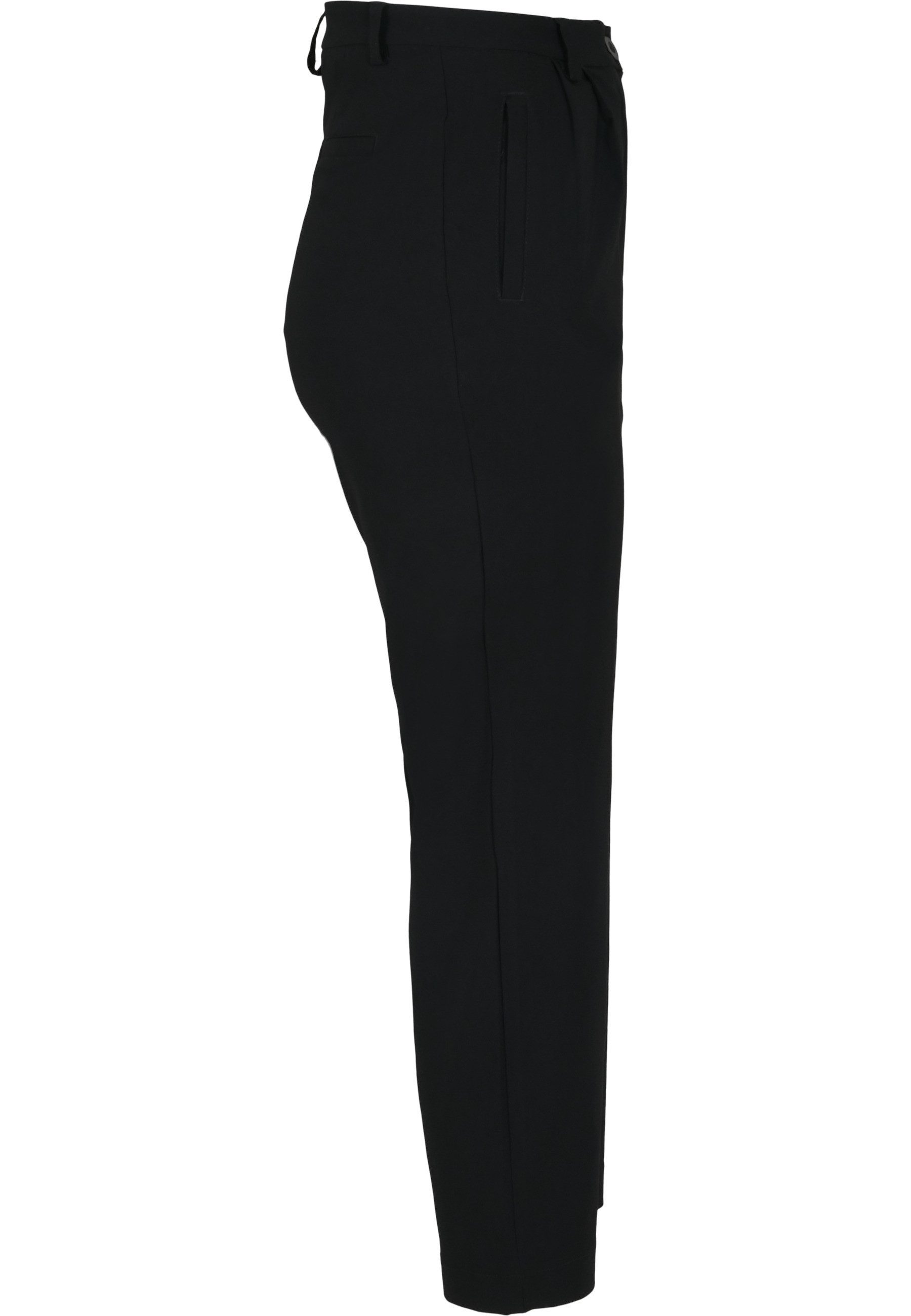 URBAN CLASSICS Stoffhose Urban Classics Damen Ladies High Waist Cropped Pants (1-tlg)
