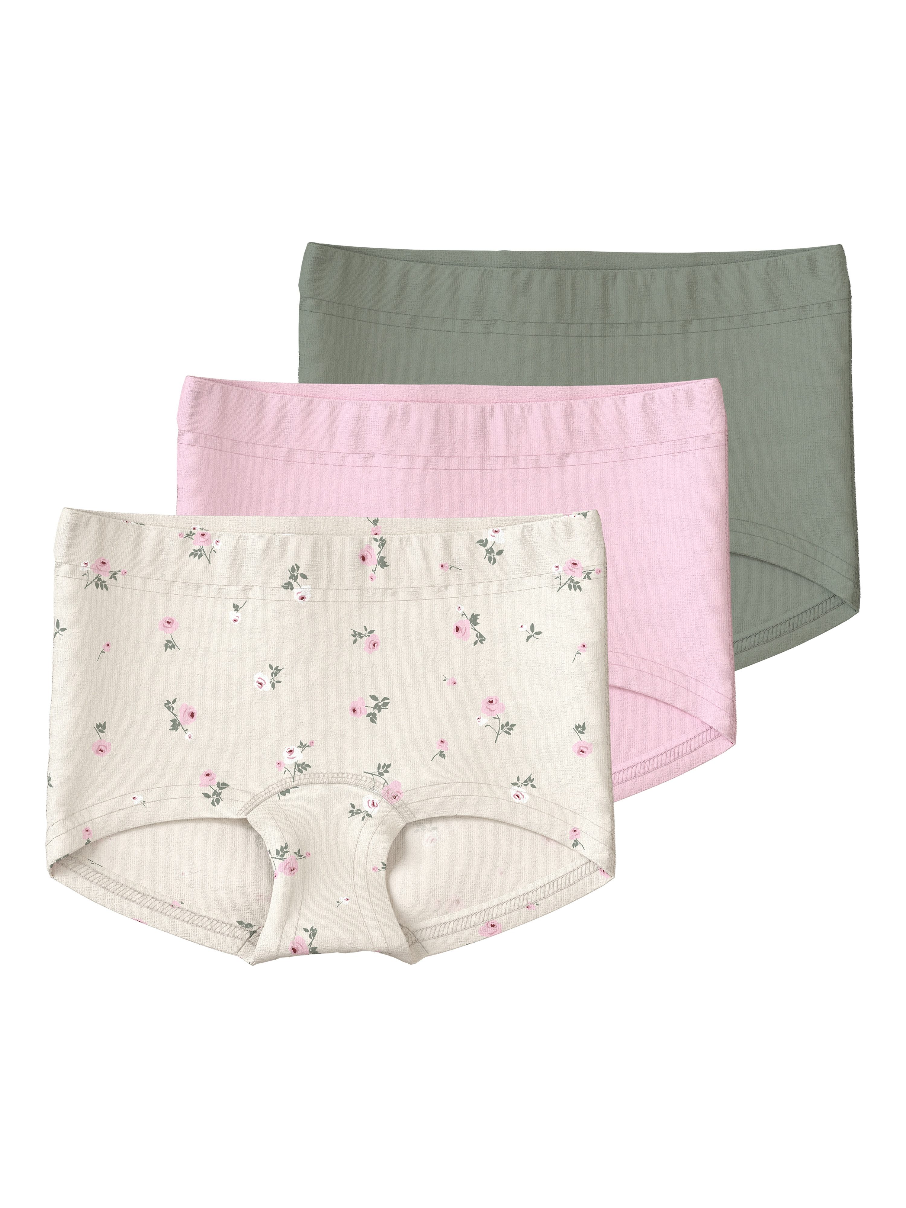 Name It Hipster NMFTIGHTS 3P JET STREAM FLOWER NOOS (Packung, 3-St)