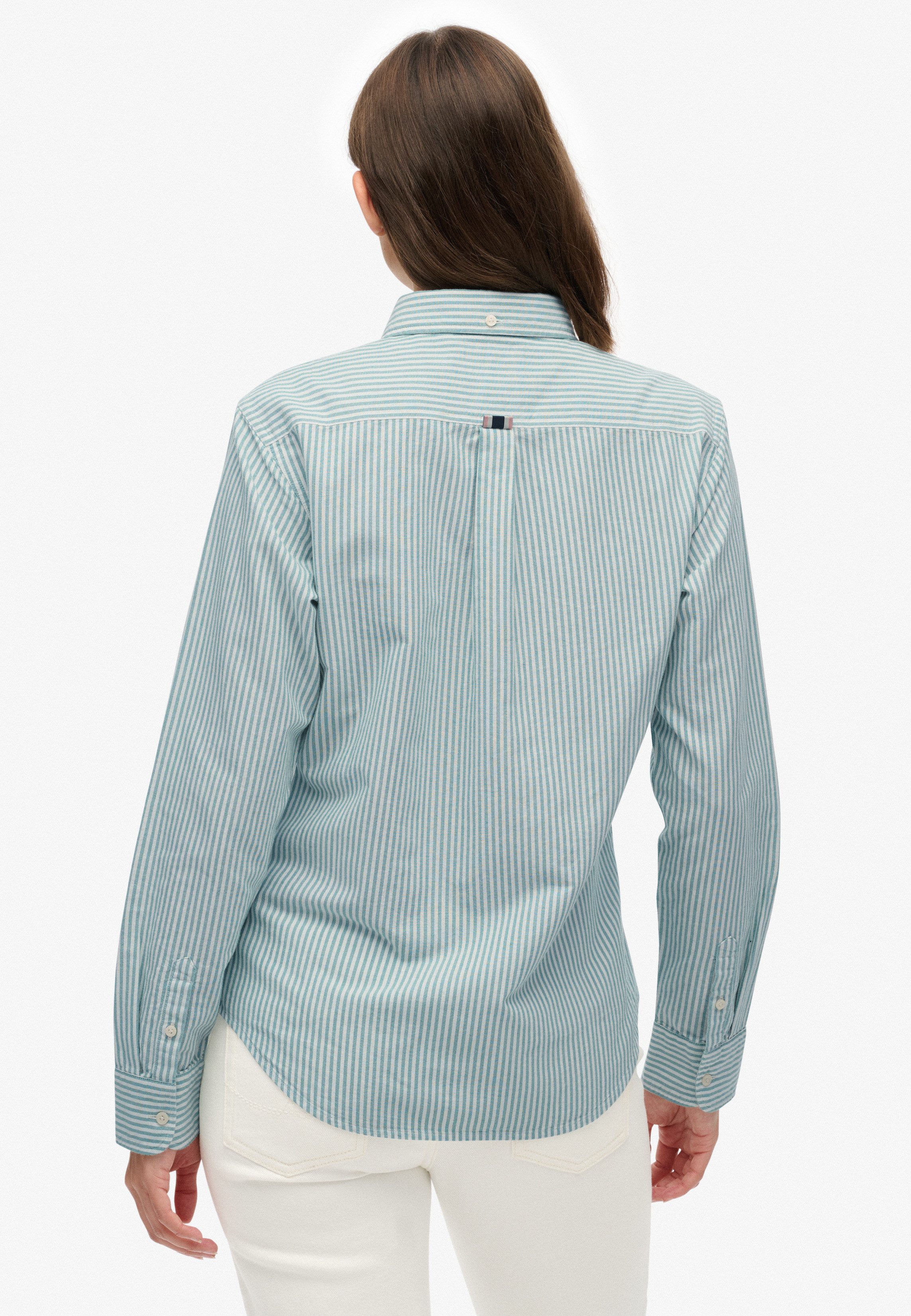 Superdry Hemdbluse SLIM OXFORD BD L/S SHIRT Baumwolle, slim fit günstig online kaufen