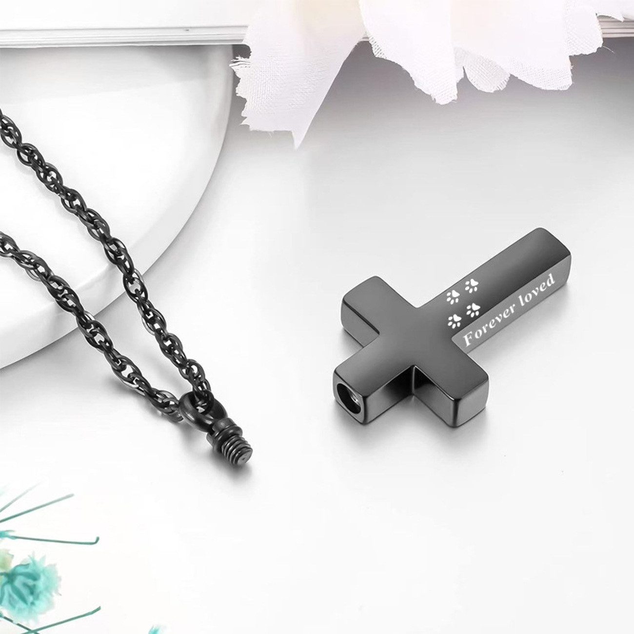 KARMA Kette mit Anhänger Gedenkanhänger Haustier günstig online kaufen