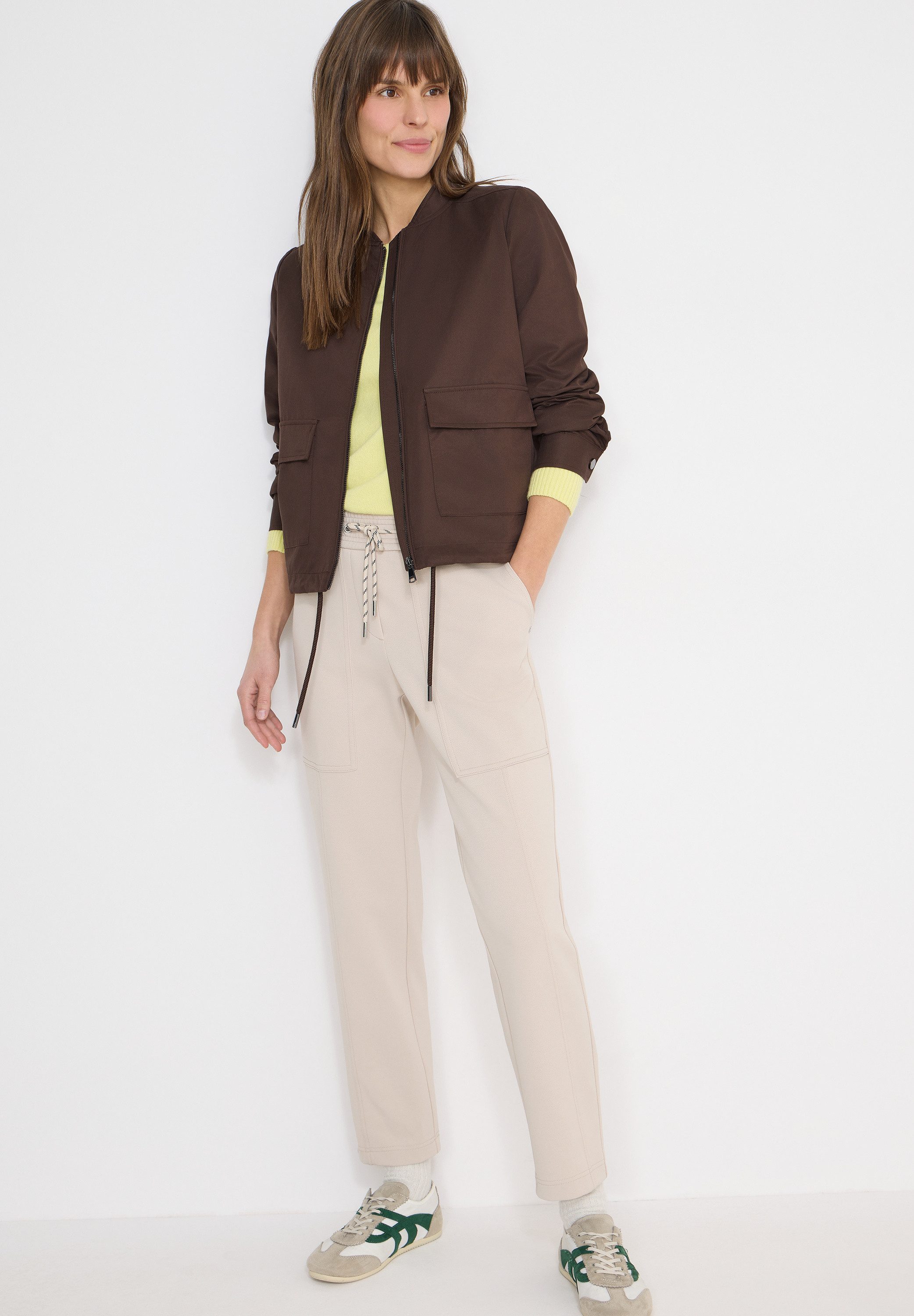 CECIL Blouson mit Stehkragen und seitlichen Taschen