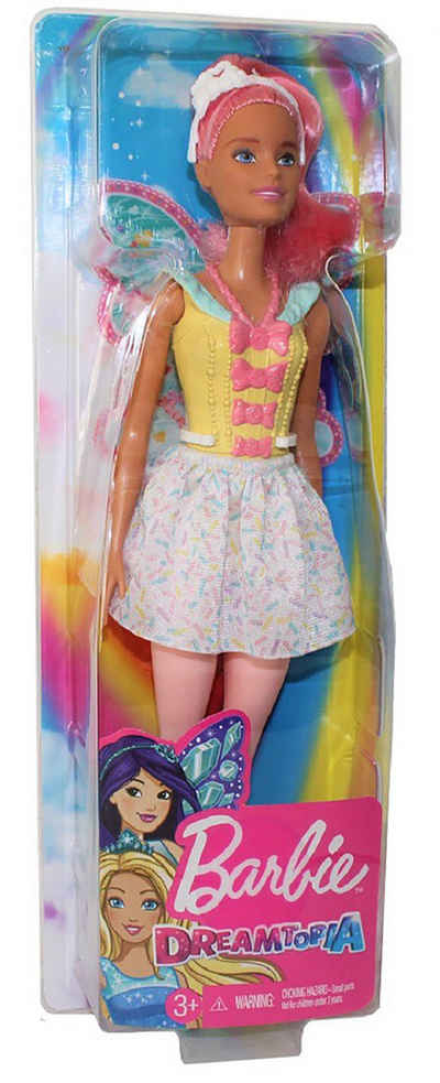 Mattel® Anziehpuppe Mattel Barbie FXT03 Dreamtopia Feen-Puppe mit pink