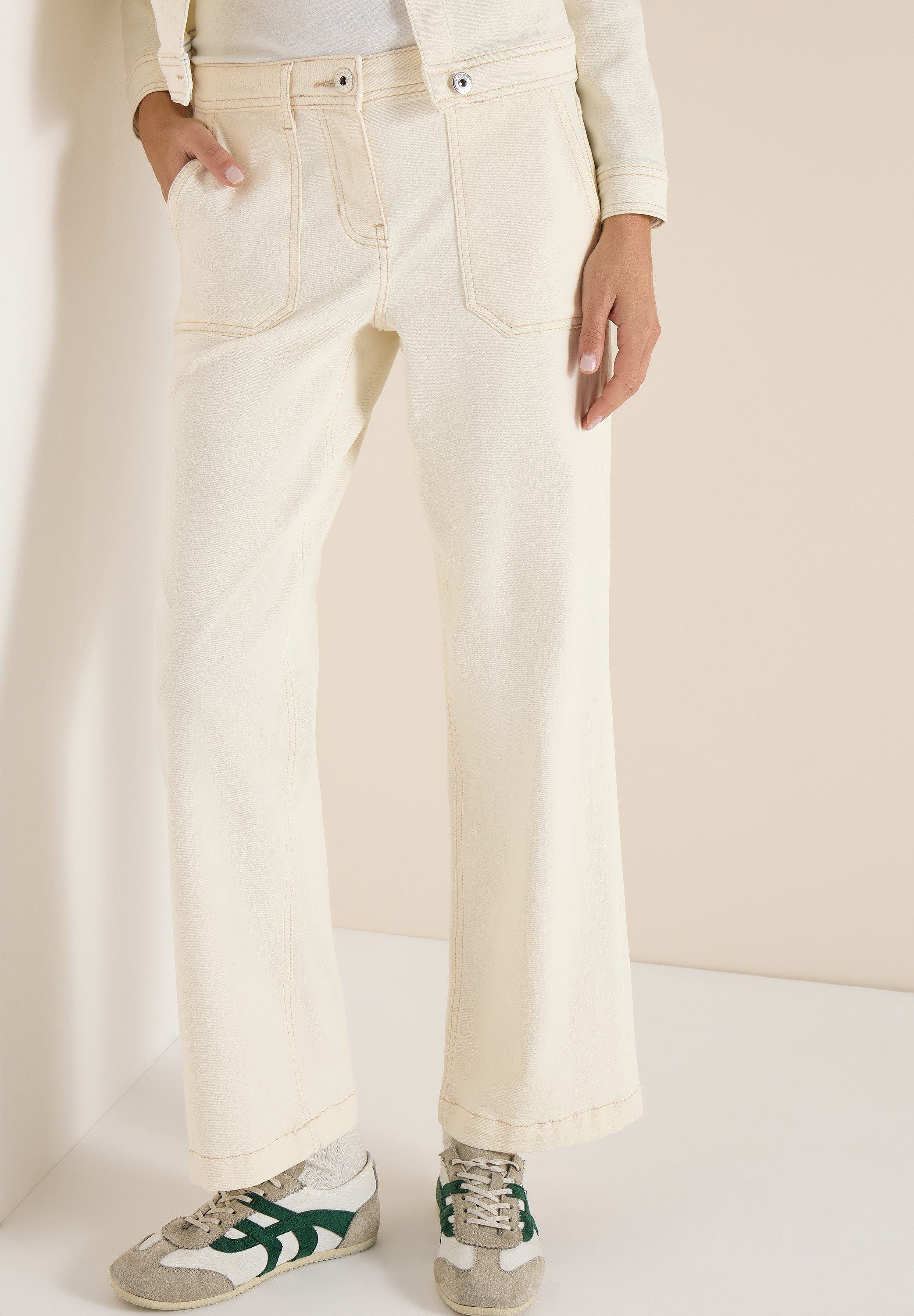 CECIL Weite Jeans Style NEELE im 4-Pocket-Form und mit Stretch günstig online kaufen