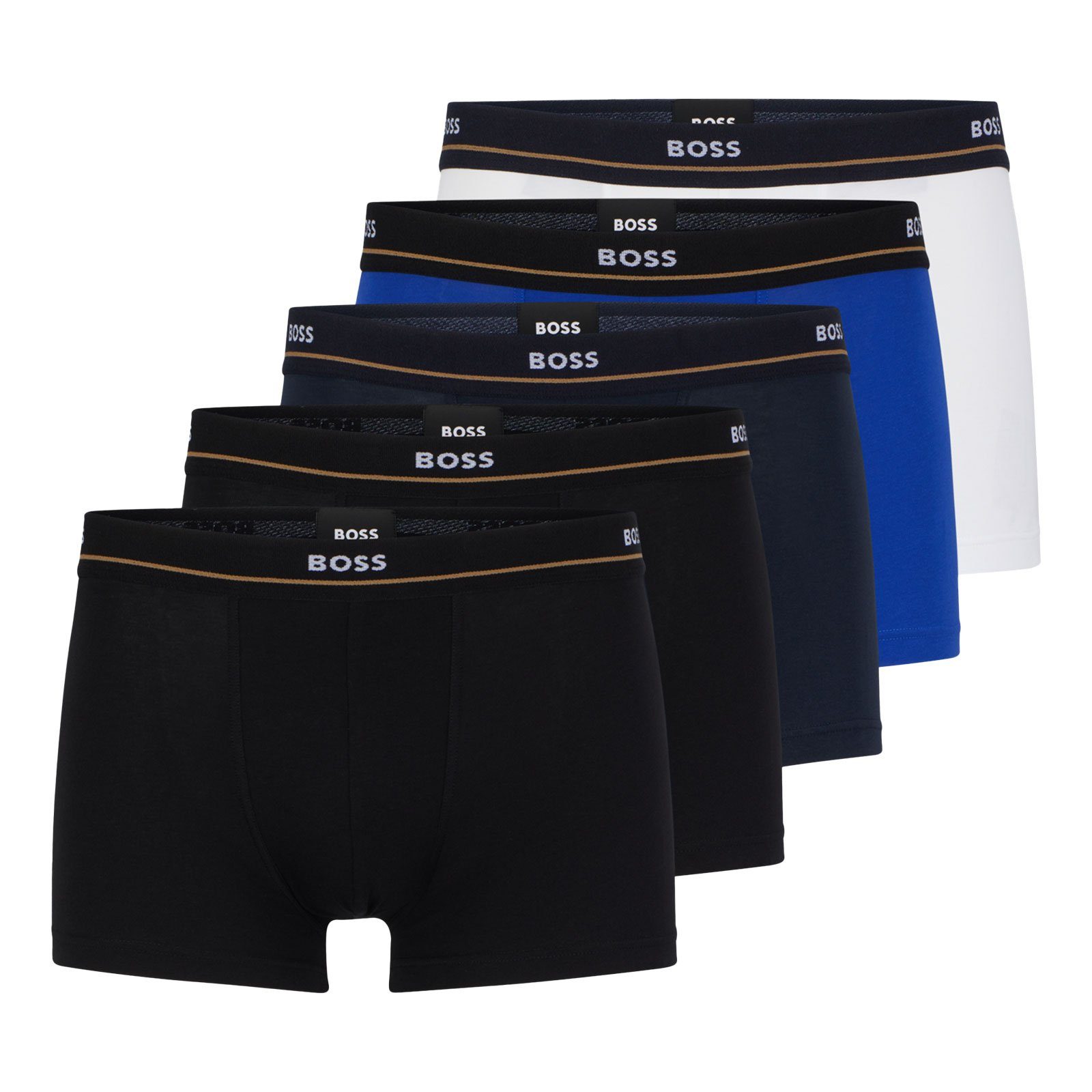BOSS Trunk Essential (5-St) mit Markenschriftzug am Bund