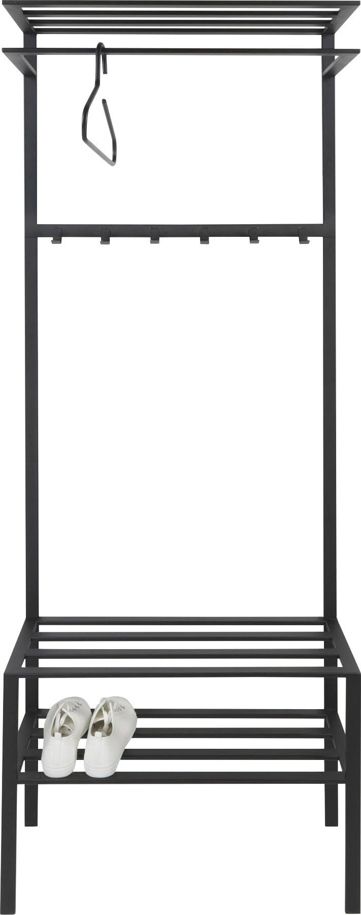 Spinder Design Garderobenständer Ivar, Metall, Breite 70 cm