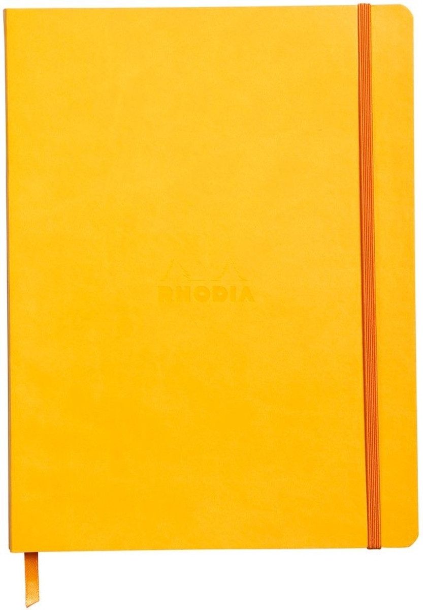 Notizbuch Notizbuch Flex 19x25cm liniert 90g/qm 80 Blatt gelb