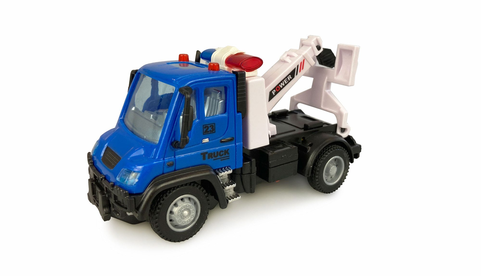 Amewi RC-Bagger Amewi Mini Truck Abschleppfahrzeug 1:64 RTR 2,4GHz blau