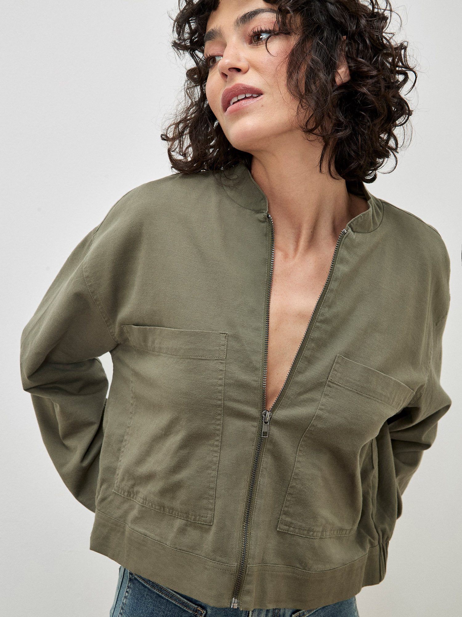 Apricot Bomberjacke Bomberjacke mit weiten Armen günstig online kaufen