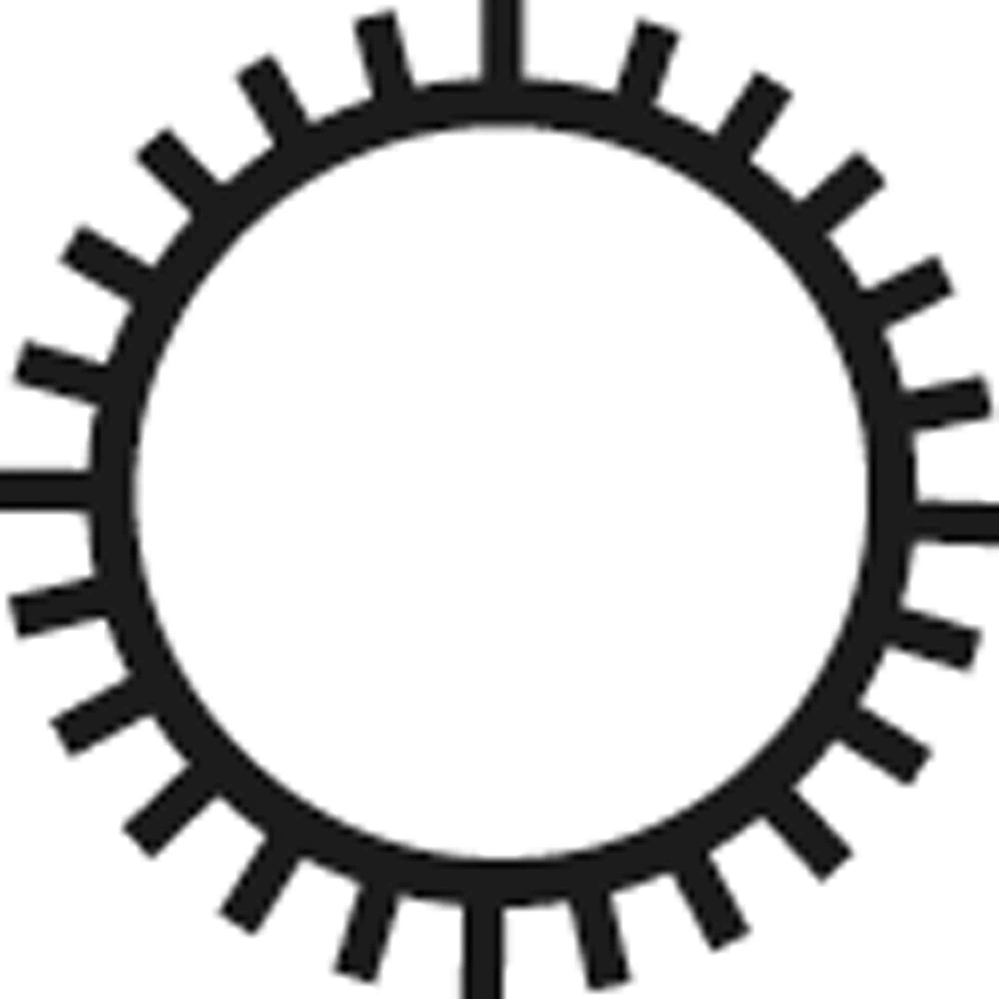 Pferd Feile, Angelfeile Rund 200 mm Hieb 1