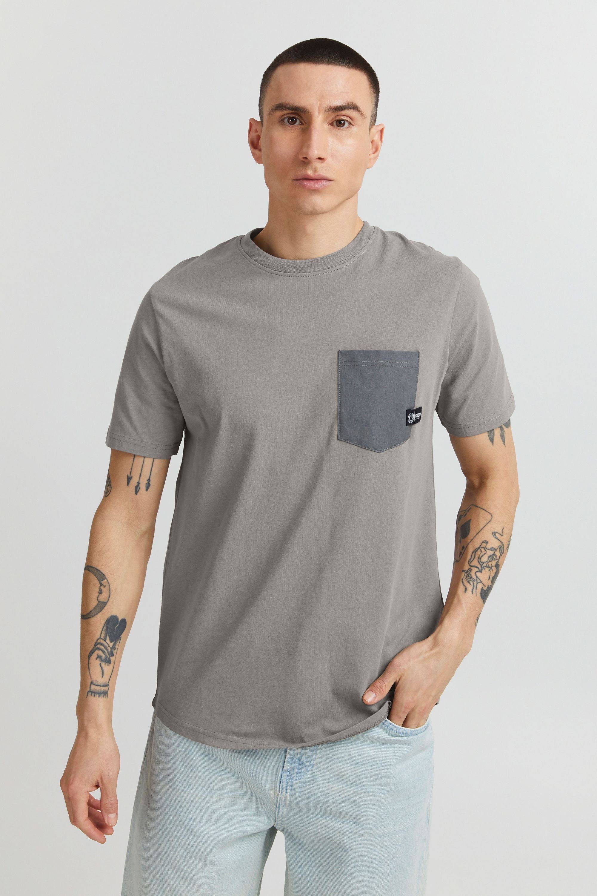 !Solid T-Shirt SDBasto Mid Grey (184005)