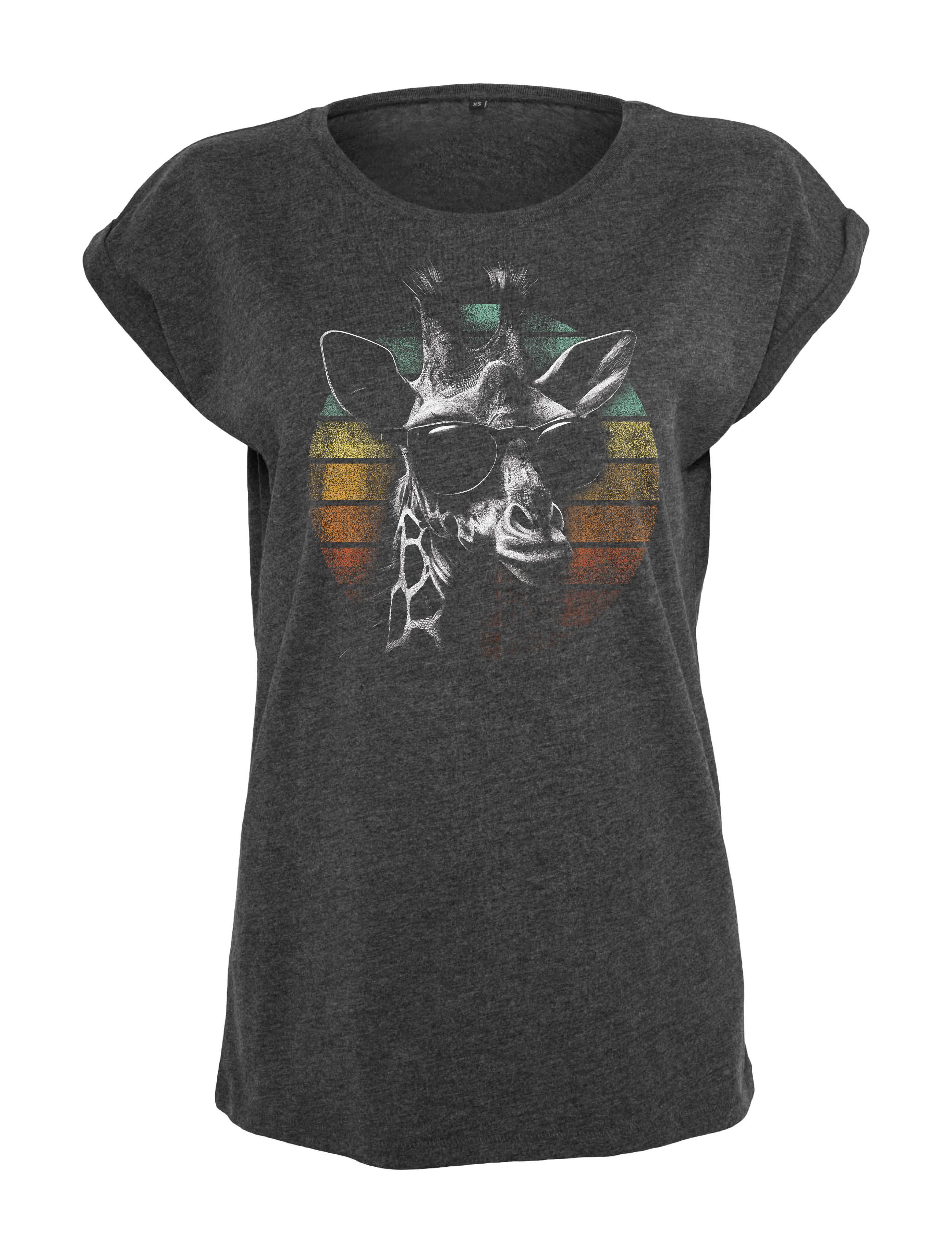 Youth Designz Print-Shirt "Retro Giraffe" Damen günstig online kaufen