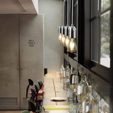 ZMH Hängeleuchte Retro E27 mit 1.3M Kabel Lampenaufhängung Baldachin für Esszimmer Bar, Auegnschutz, ohne Leuchtmittel, Industrial Pendleuchte, mit Baldachin Deckenbefestigung