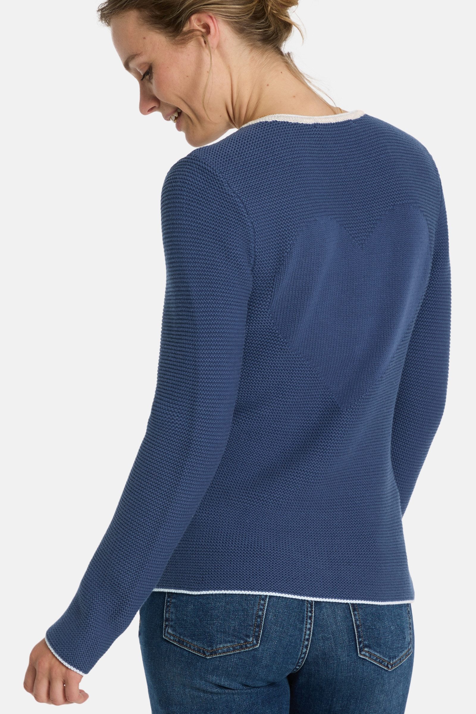 Lieblingsstück Trachtenstrickjacke Strickjacke Damen - ZARA II - dark denim