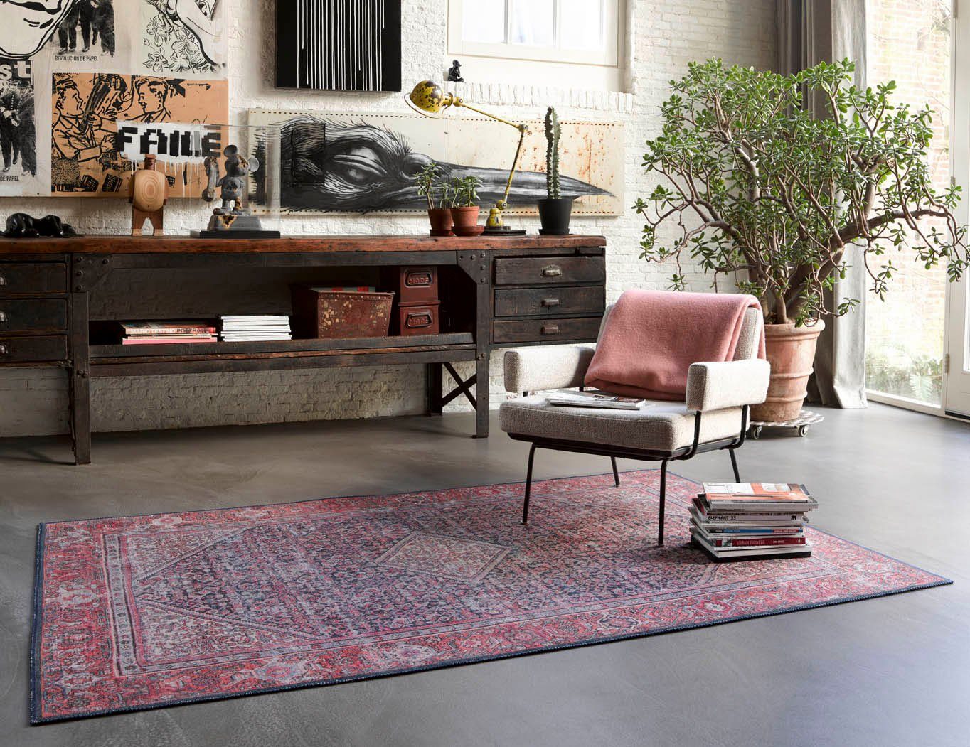 Wecon home Teppich Flashback, rechteckig, Höhe: 6 mm, Wohnzimmer