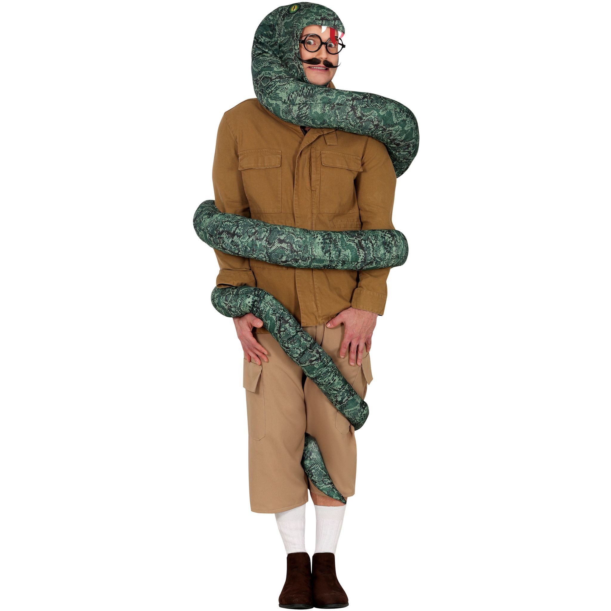 Fiestas Guirca Kostüm Schlange Anakonda Herren Größe L Fasching Halloween JGA