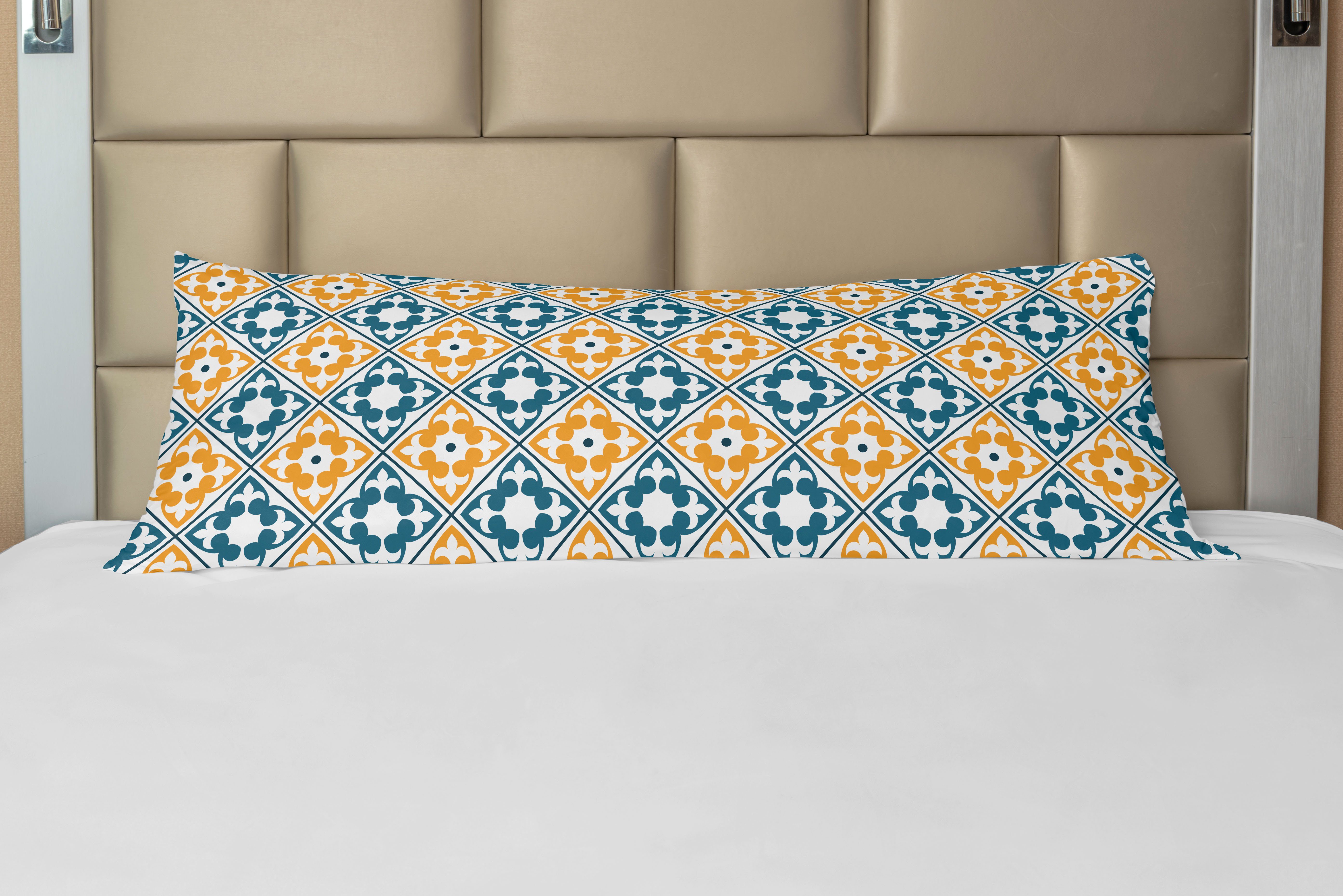 Seitenschläferkissenbezug Deko-Akzent Langer Kissenbezug, Abakuhaus, marokkanisch Spanisch Azulejo Stil