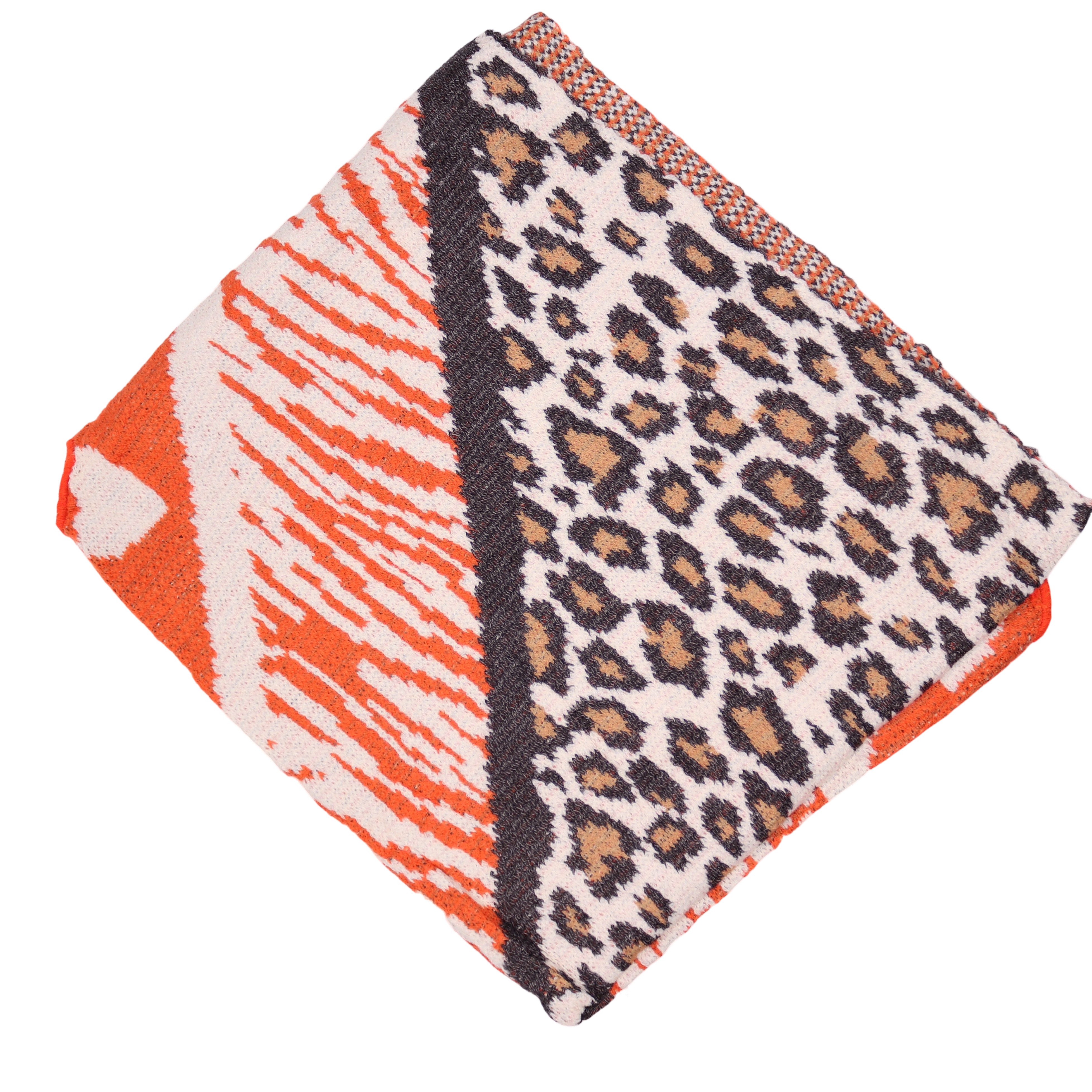 MIRROSI Dreieckstuch kuschliger und warmer Dreiecksschal ca.190x80 cm, Leo günstig online kaufen