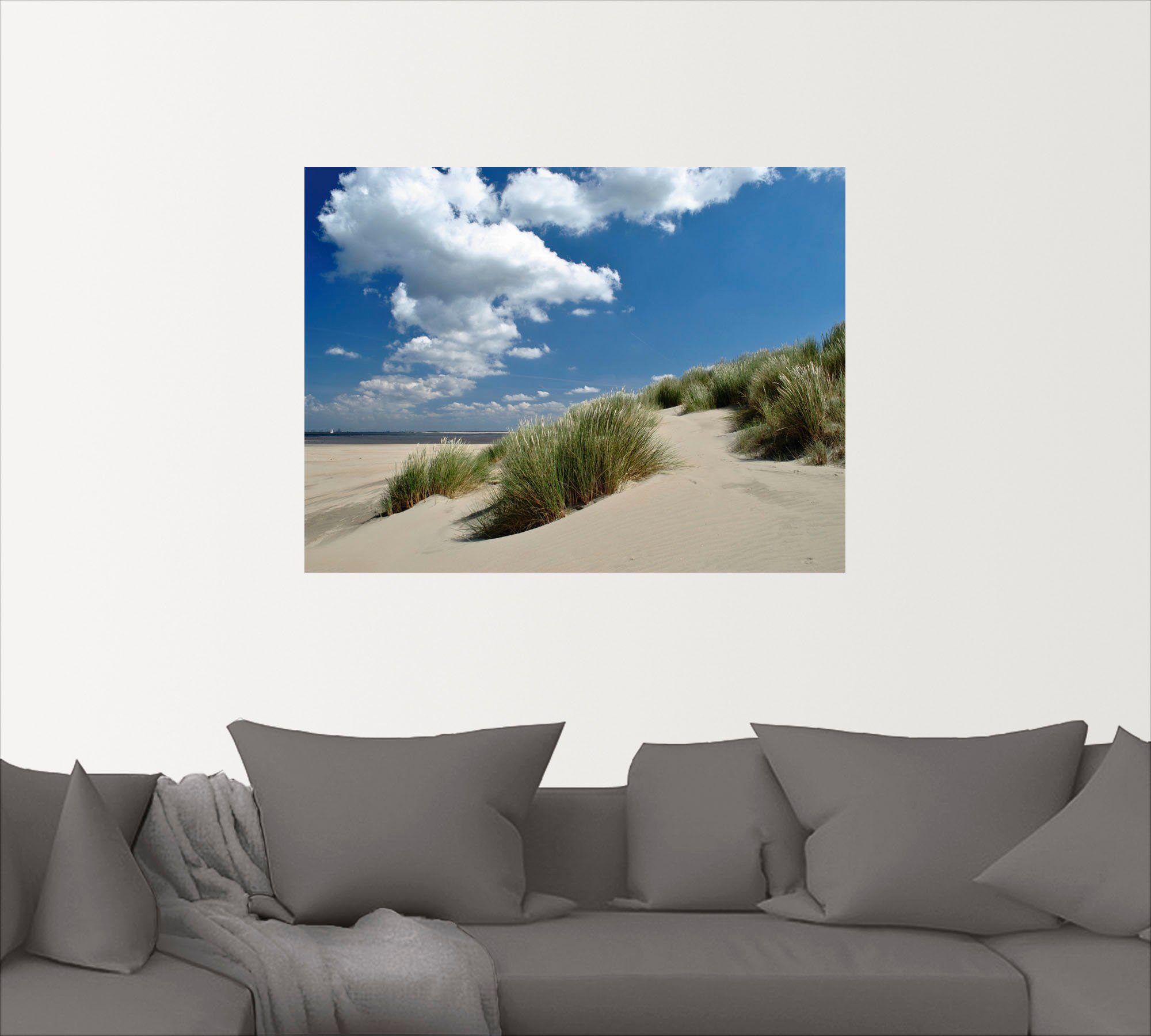 Artland Wandbild versch. als oder in Strandimpressionen, Wandaufkleber Leinwandbild, (1 Poster Strand St), Größen